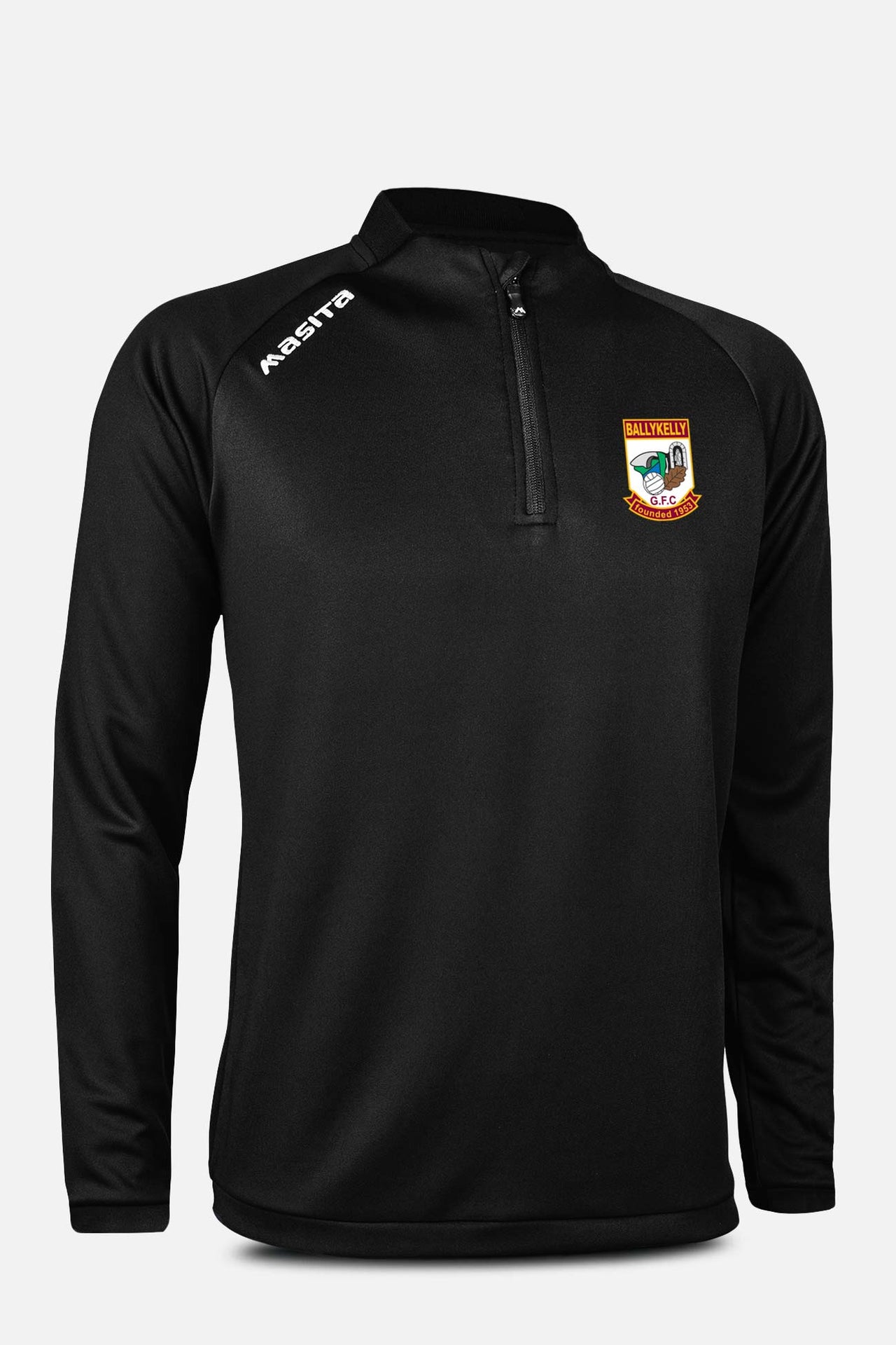 Ballykelly GFC Pop Up Shop Black Oregon Style Half Zip Adult