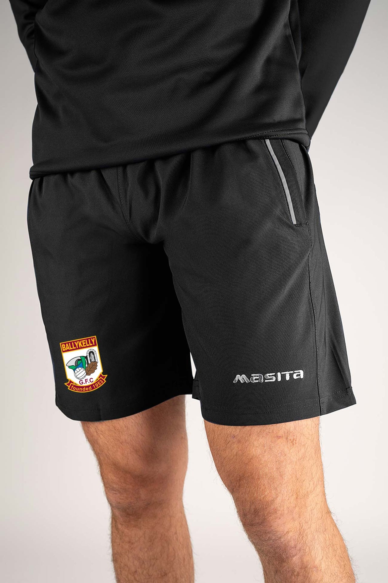 Ballykelly GFC  Black Leisure Short Adult