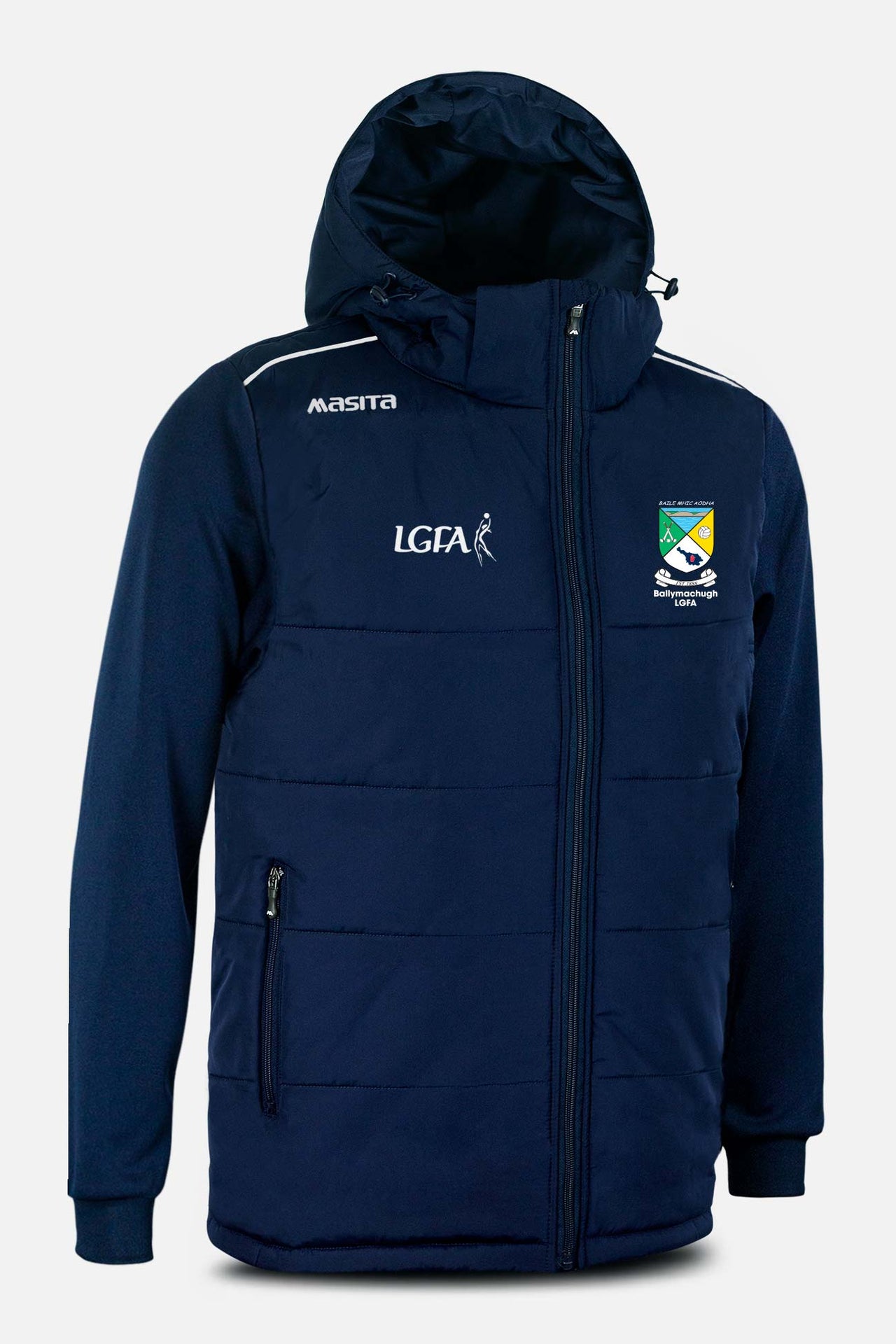 Ballymachugh LGFA Pop Up Shop Navy Padded Jacket Kids & Adults