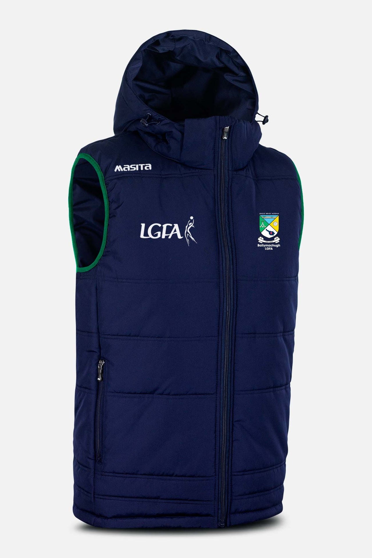 Ballymachugh LGFA Pop Up Shop Navy Nova Sleeveless Gilet Kids & Adults