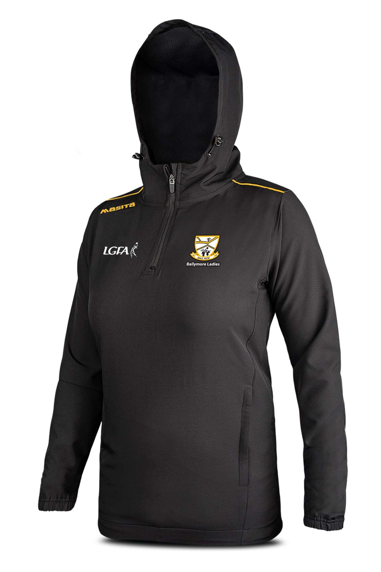 Ballymore LGFA  Black Vermont Pullover Hoodie Adults
