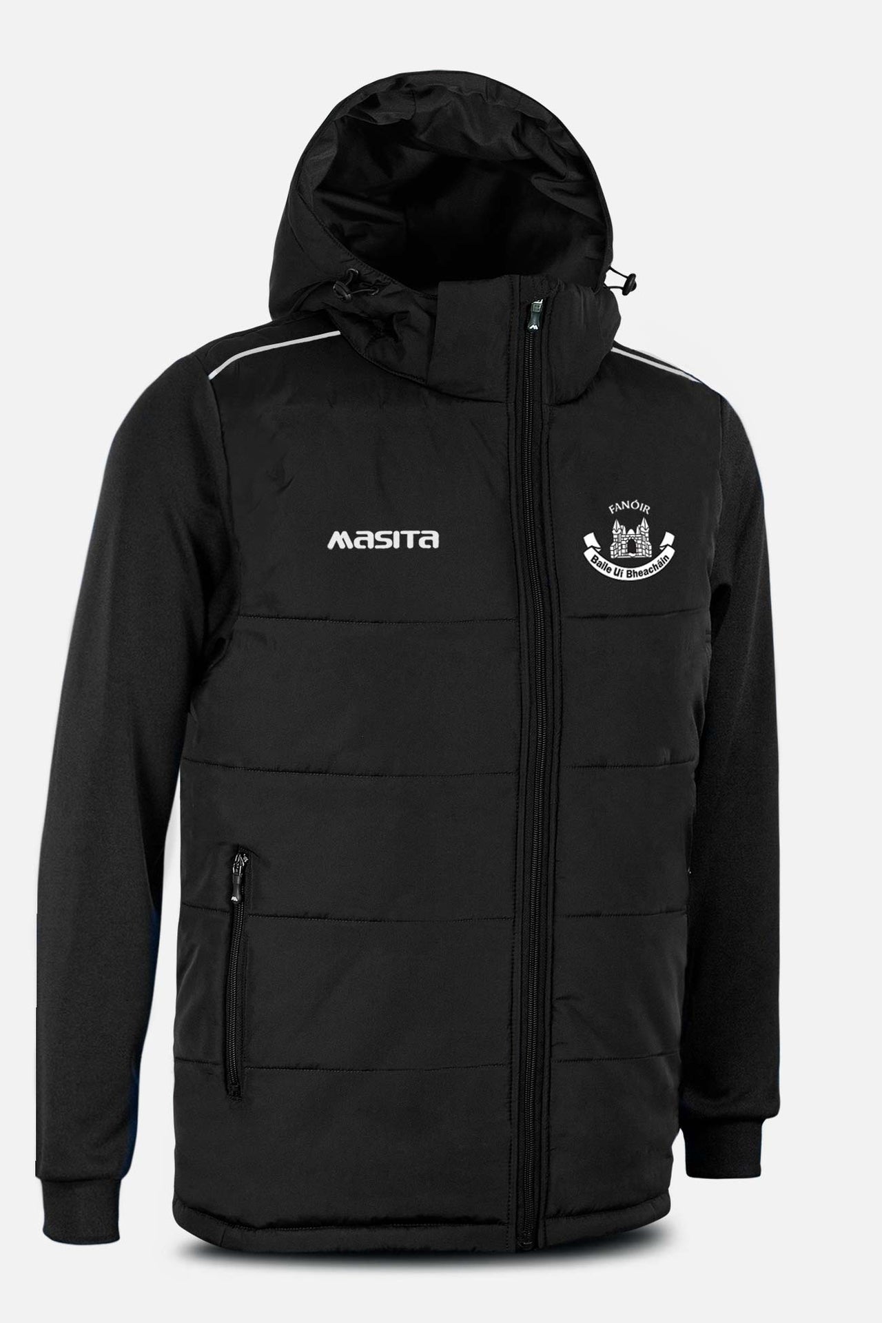 Ballyvaughan Fanore Black Padded Jacket Kids & Adults