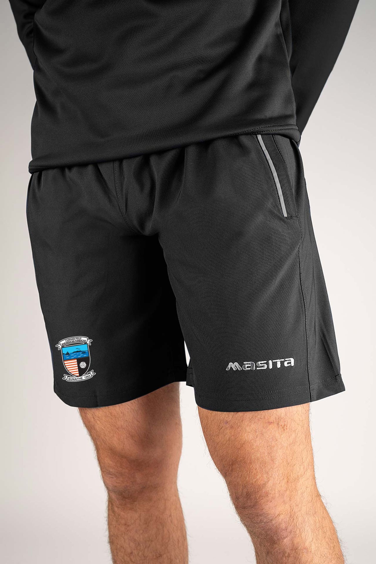 Bearna GAA Pop Up Shop Black Leisure Short Adults