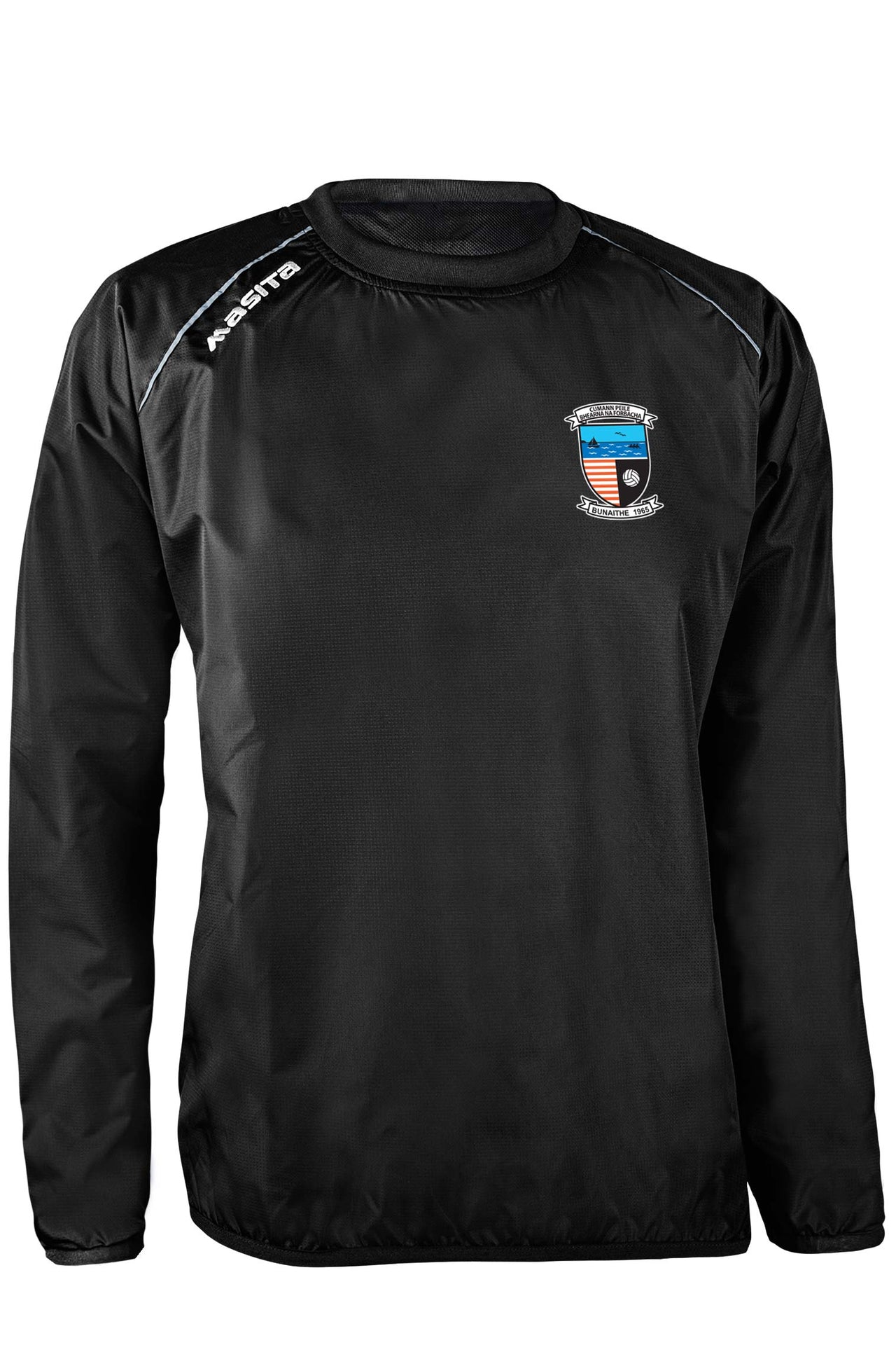 Bearna GAA Black Tara Style Rainsweater Kids