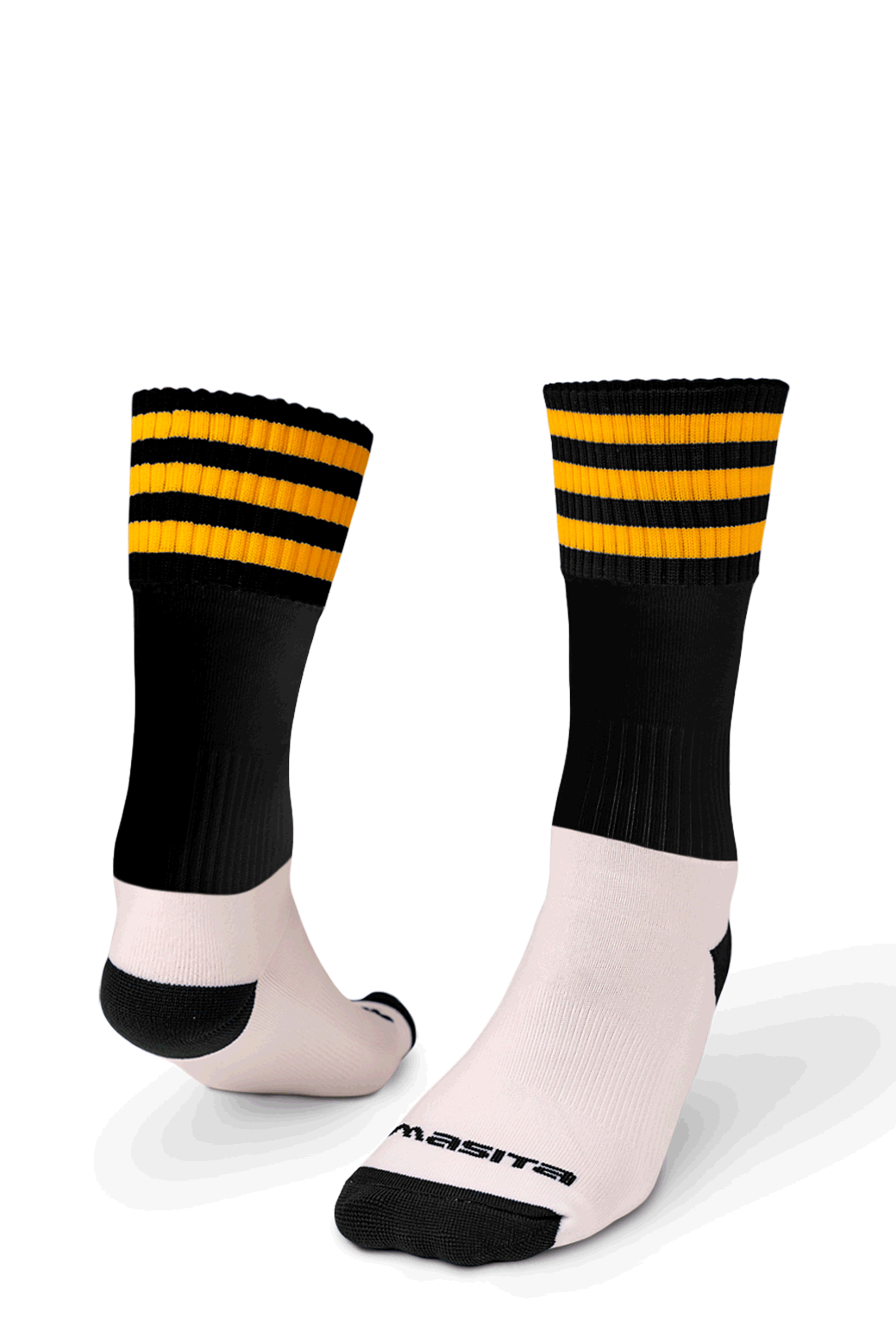 Black/Amber Midi Socks All Sizes