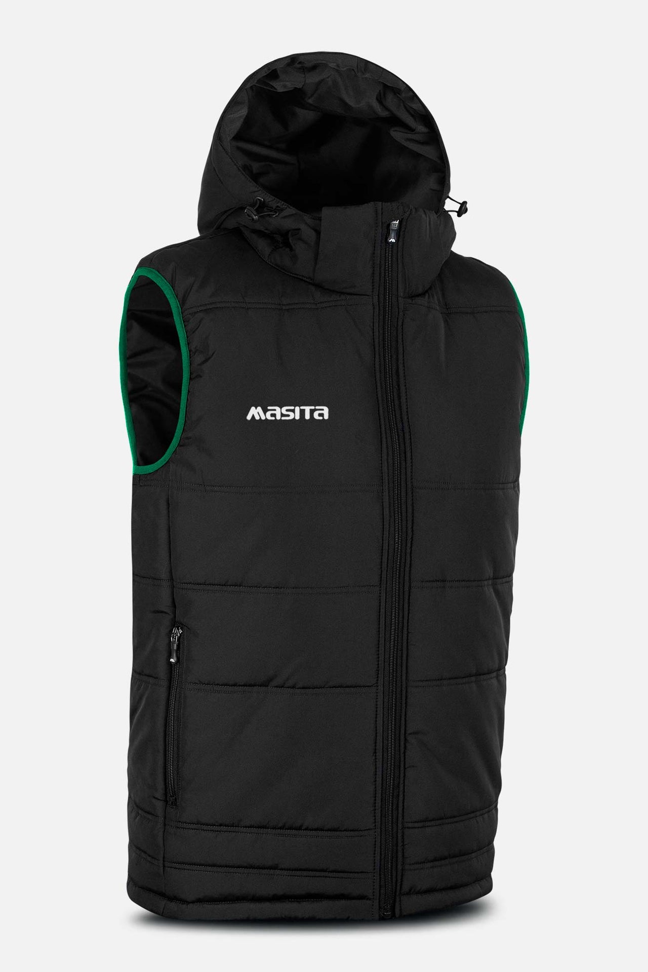 Nova Sleeveless Gilet Black/Green Kids
