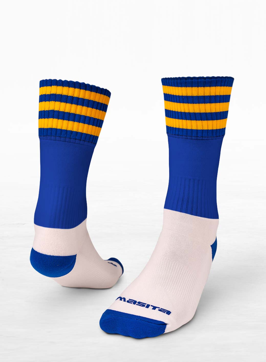 Keel GAA  Blue/Amber Midi Socks