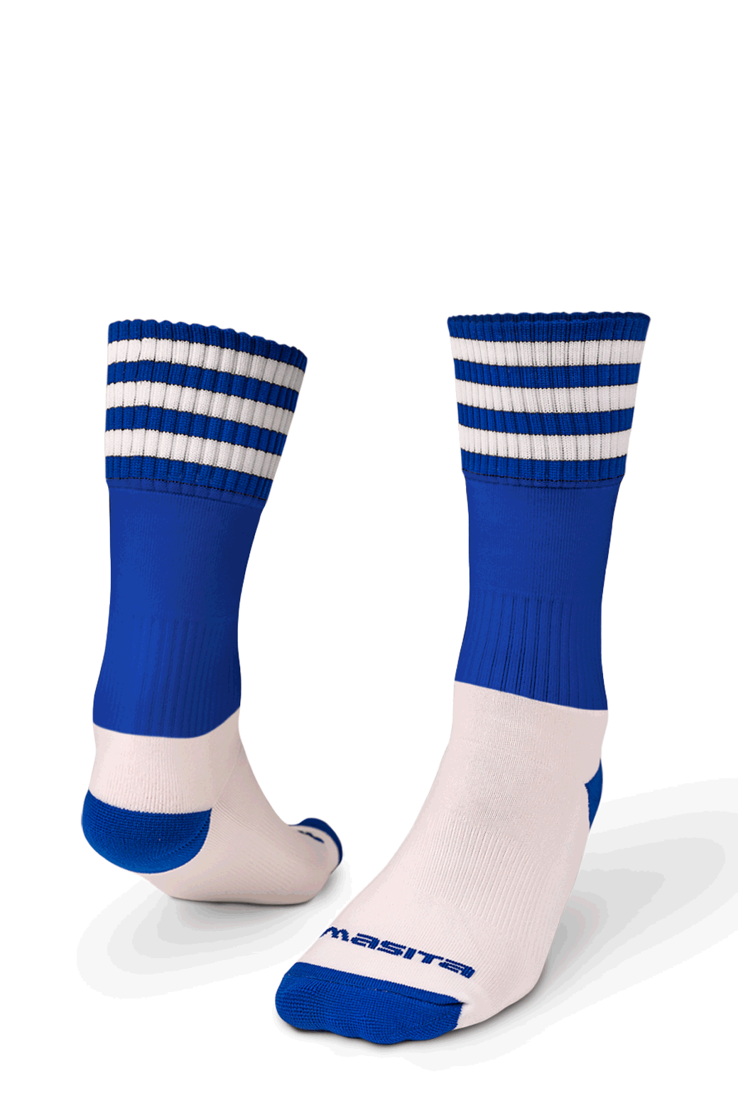 Ballyporeen Skeheenarinky  Blue/White Midi Socks Kids & Adult
