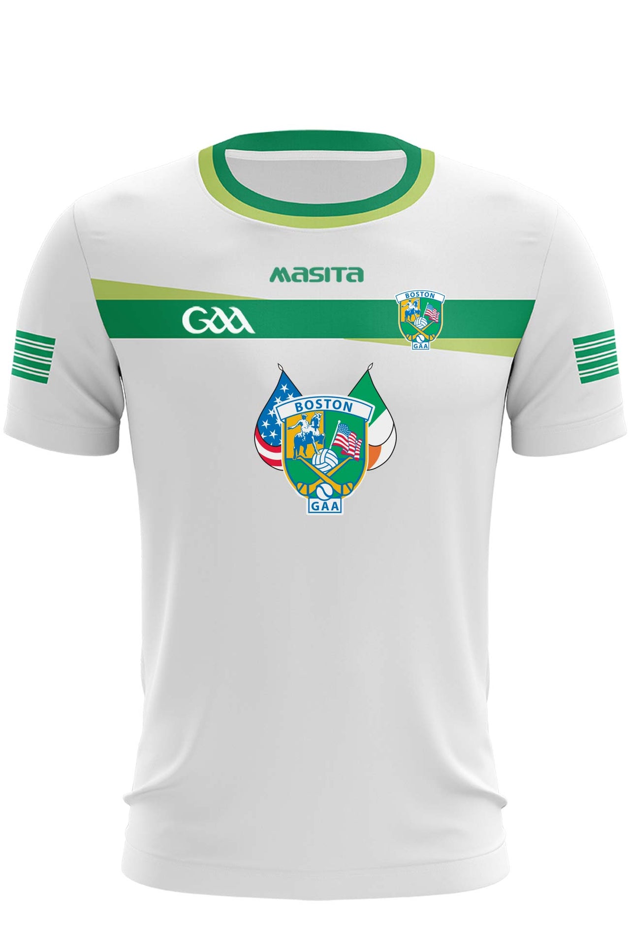 Boston GAA White Special Edition Jersey Player Fit Adult