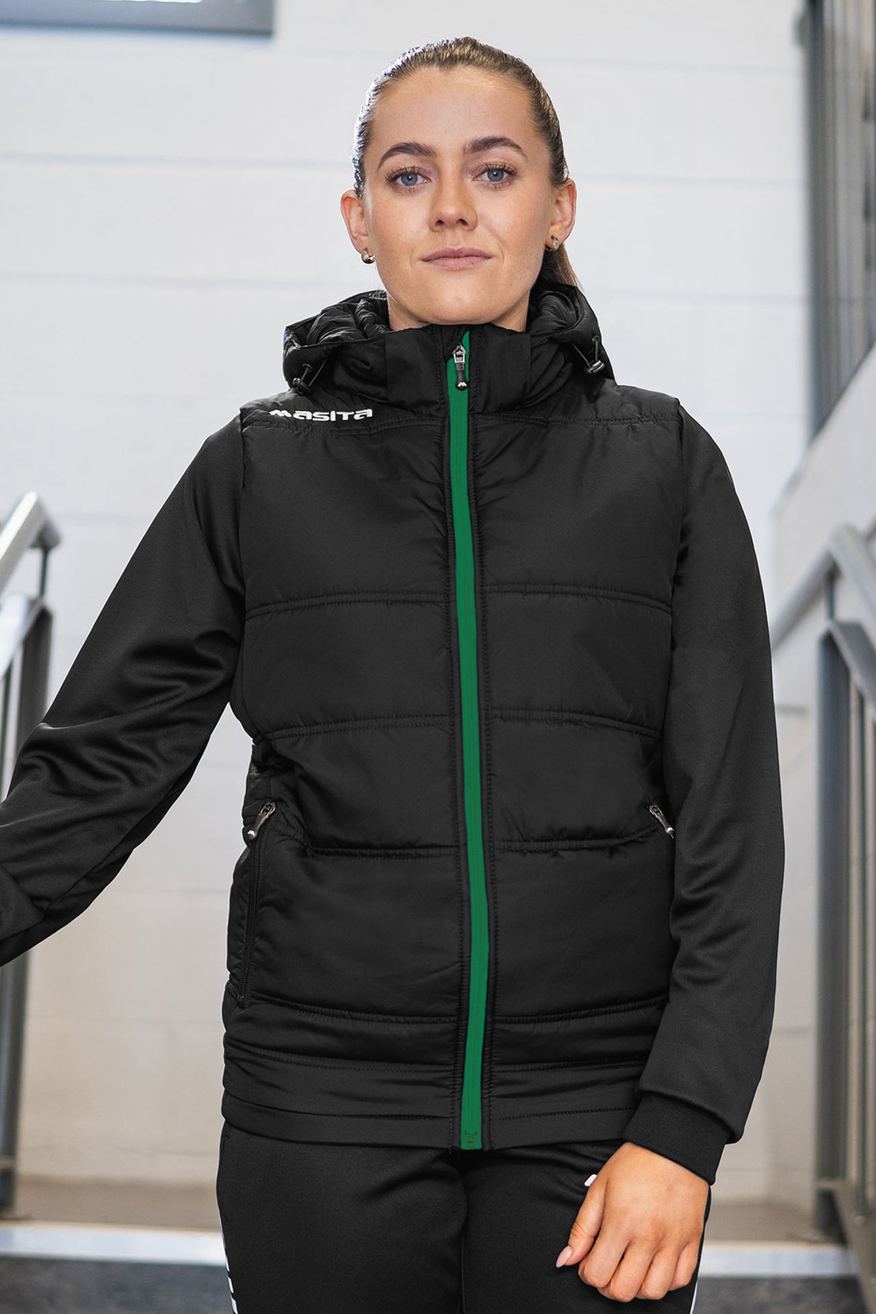 Nova Padded Jacket Black/Green