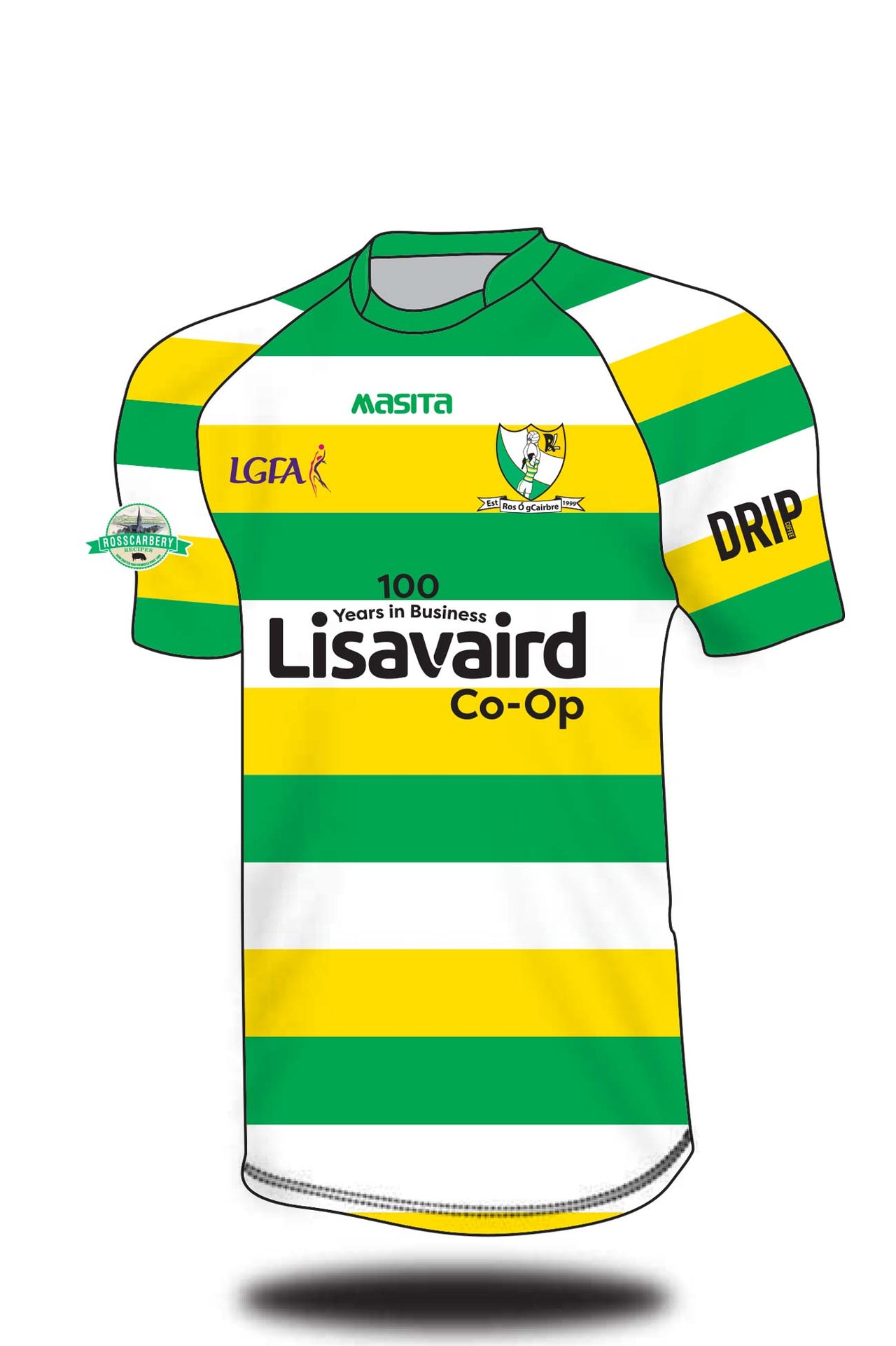 Carbery Rangers LGFA  Home Jersey Regular Fit Kids & Adults