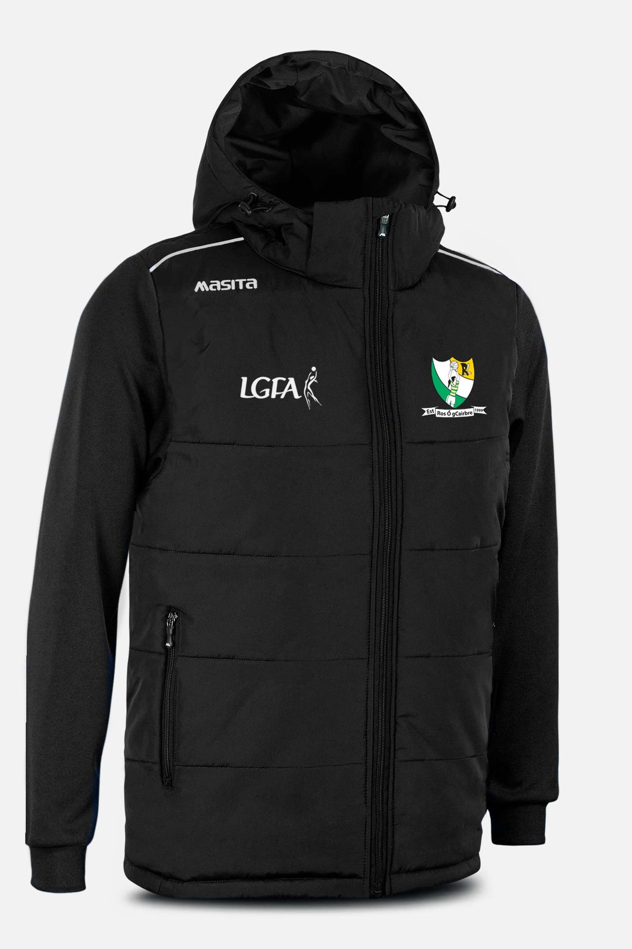 Carbery Rangers LGFA Black Padded Jacket Kids & Adults