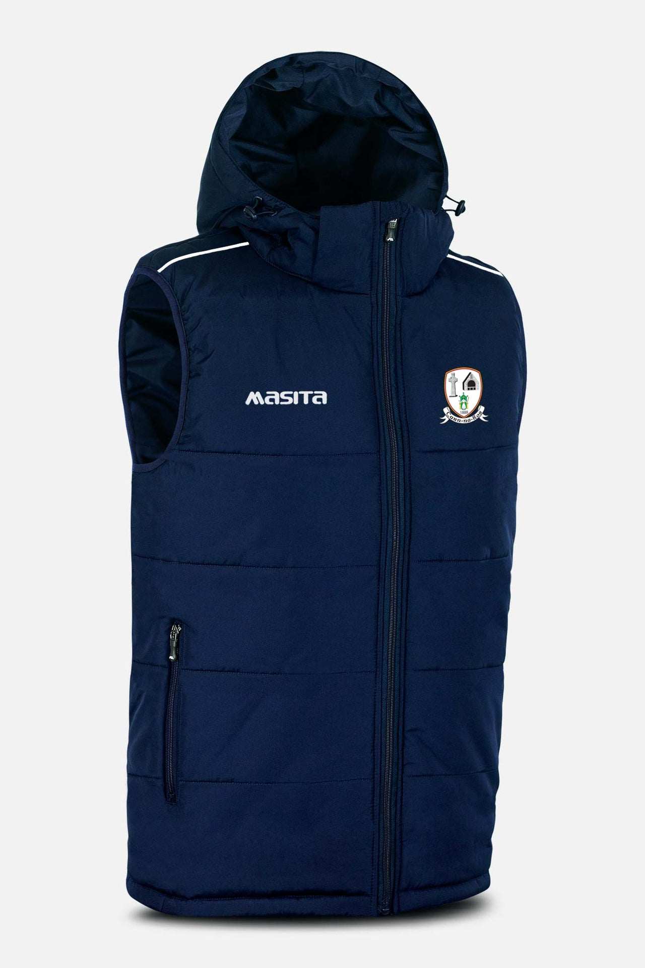 Carnaross GFC Navy Sleeveless Gilet Kids & Adults