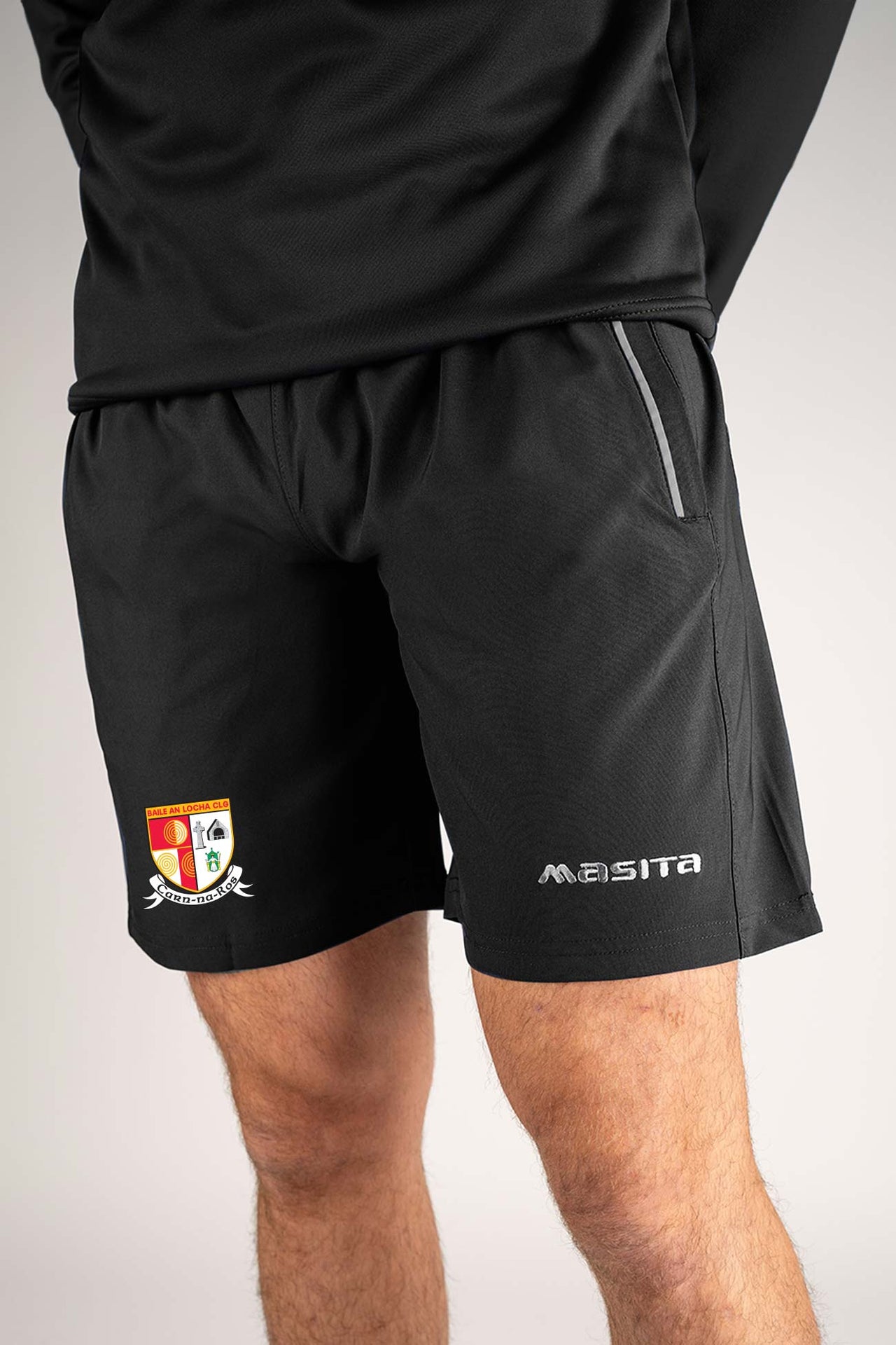 Carnlough Gaels  Black Leisure Short Adult
