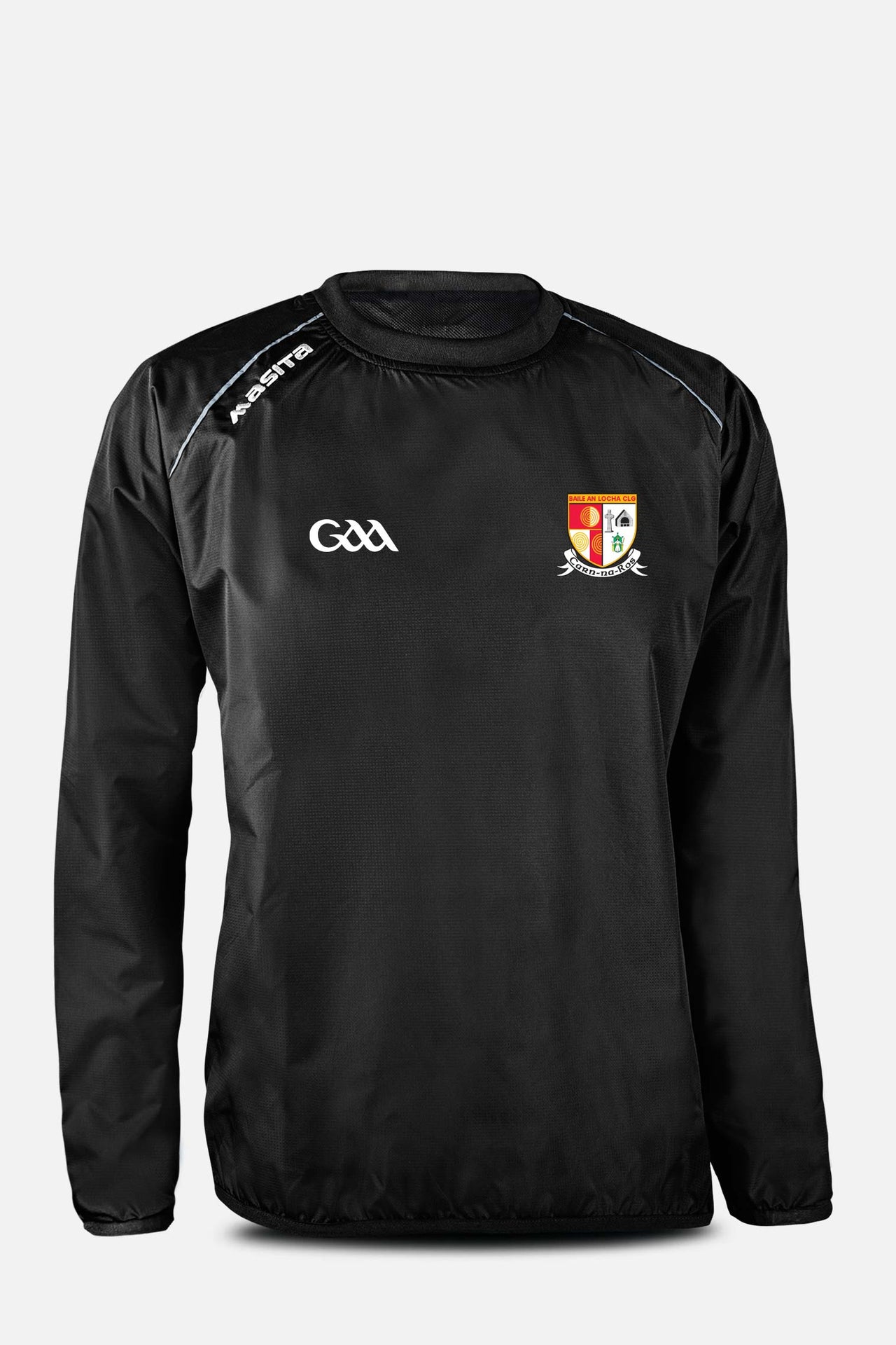 Carnlough Gaels  Black Rainsweater Kids & Adults