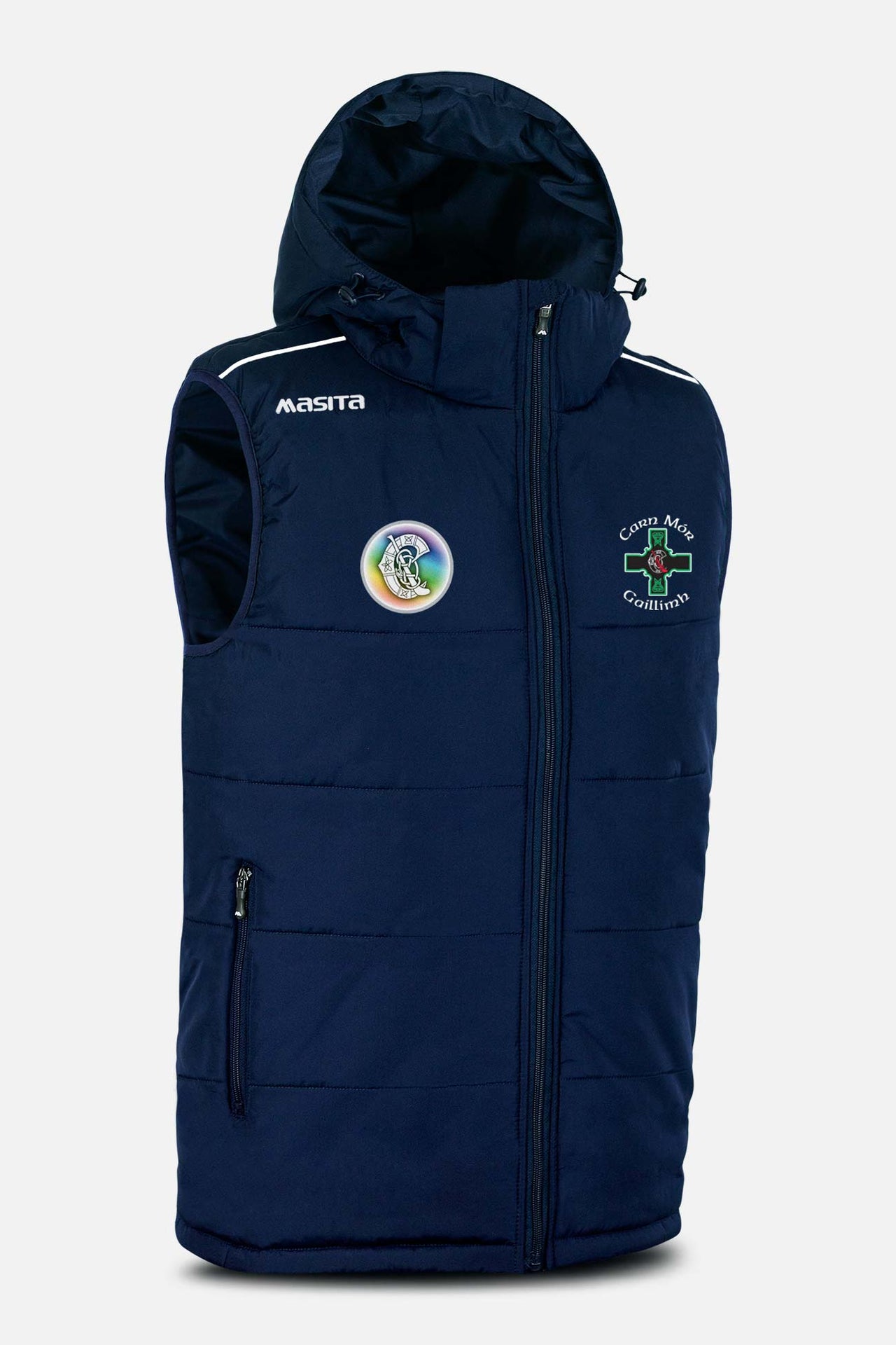 Carnmore Camogie Navy Sleeveless Gilet Kids & Adults