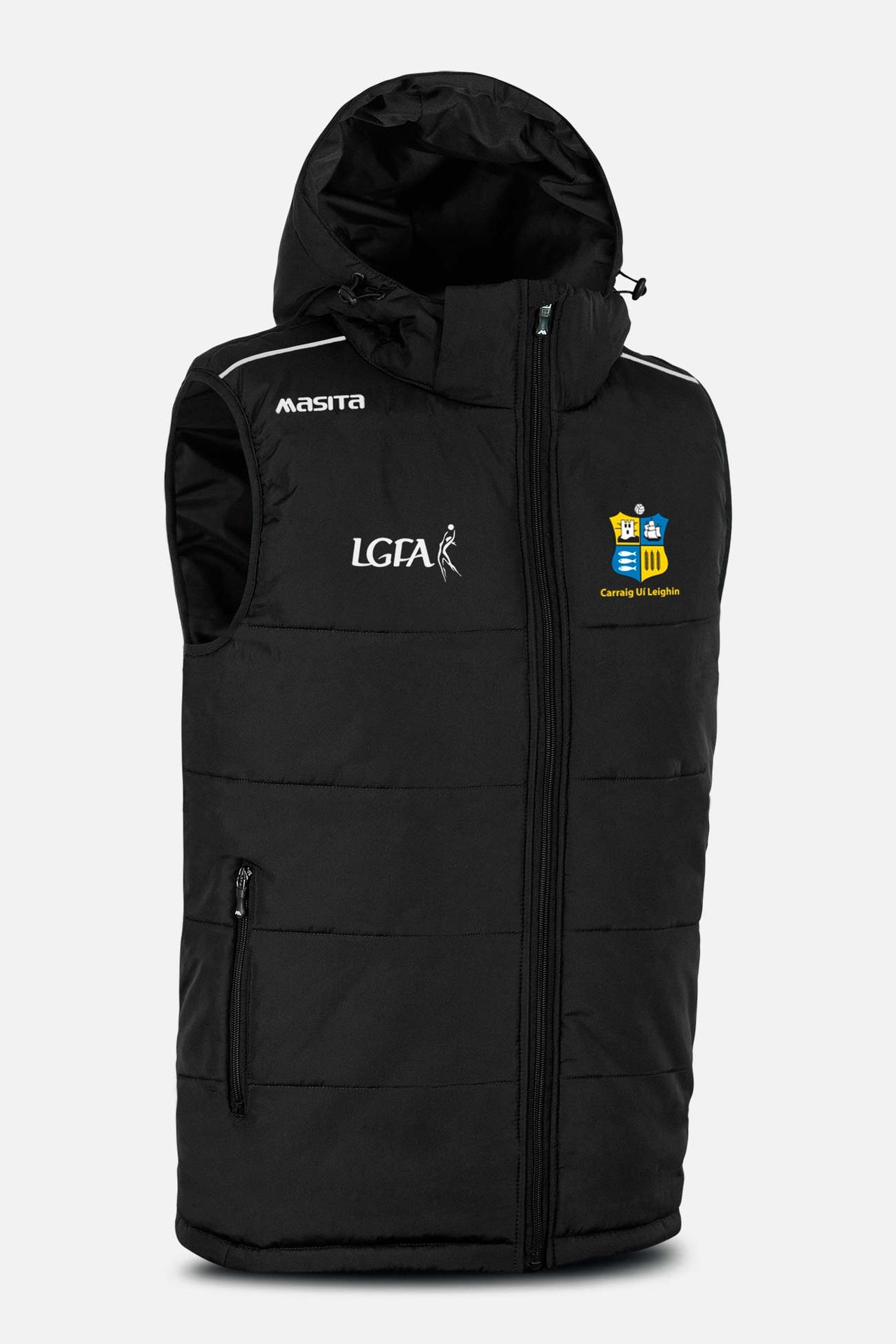 Carrigaline Ladies Black Sleeveless Gilet Kids & Adults
