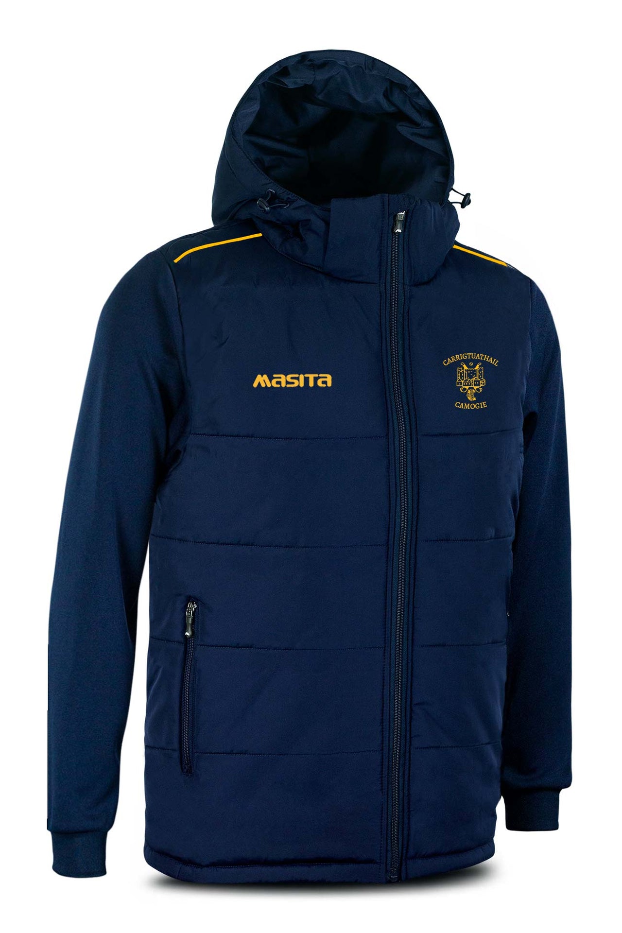 Carrigtwohill Camogie Navy/Amber Padded Jacket Kids & Adults