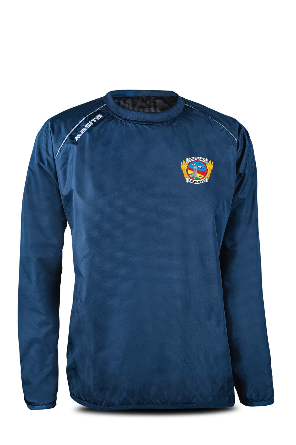 Castle Villa FC Pop Up Shop Navy Rainsweater Kids & Adults