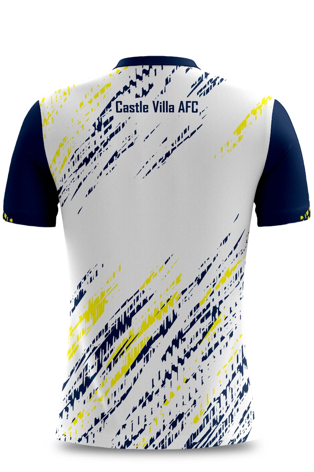 Castle Villa FC  White Training Jersey Player Fit Adult