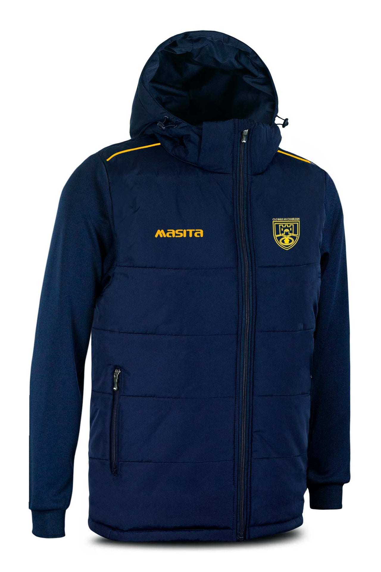 Castletown LGFA Navy/Amber Padded Jacket Kids & Adults