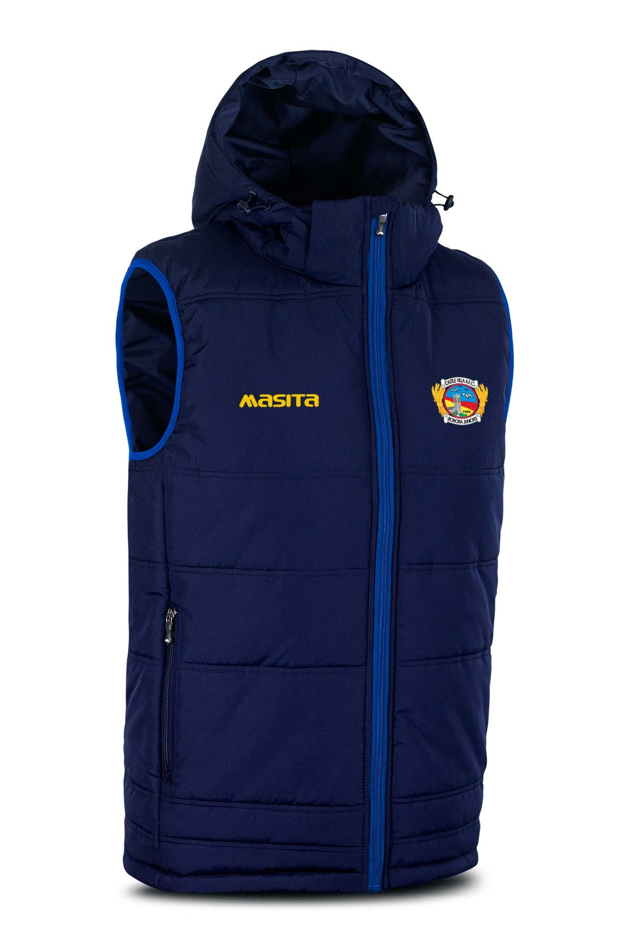 Castle Villa FC  Navy Nova Sleeveless Gilet Kids & Adults