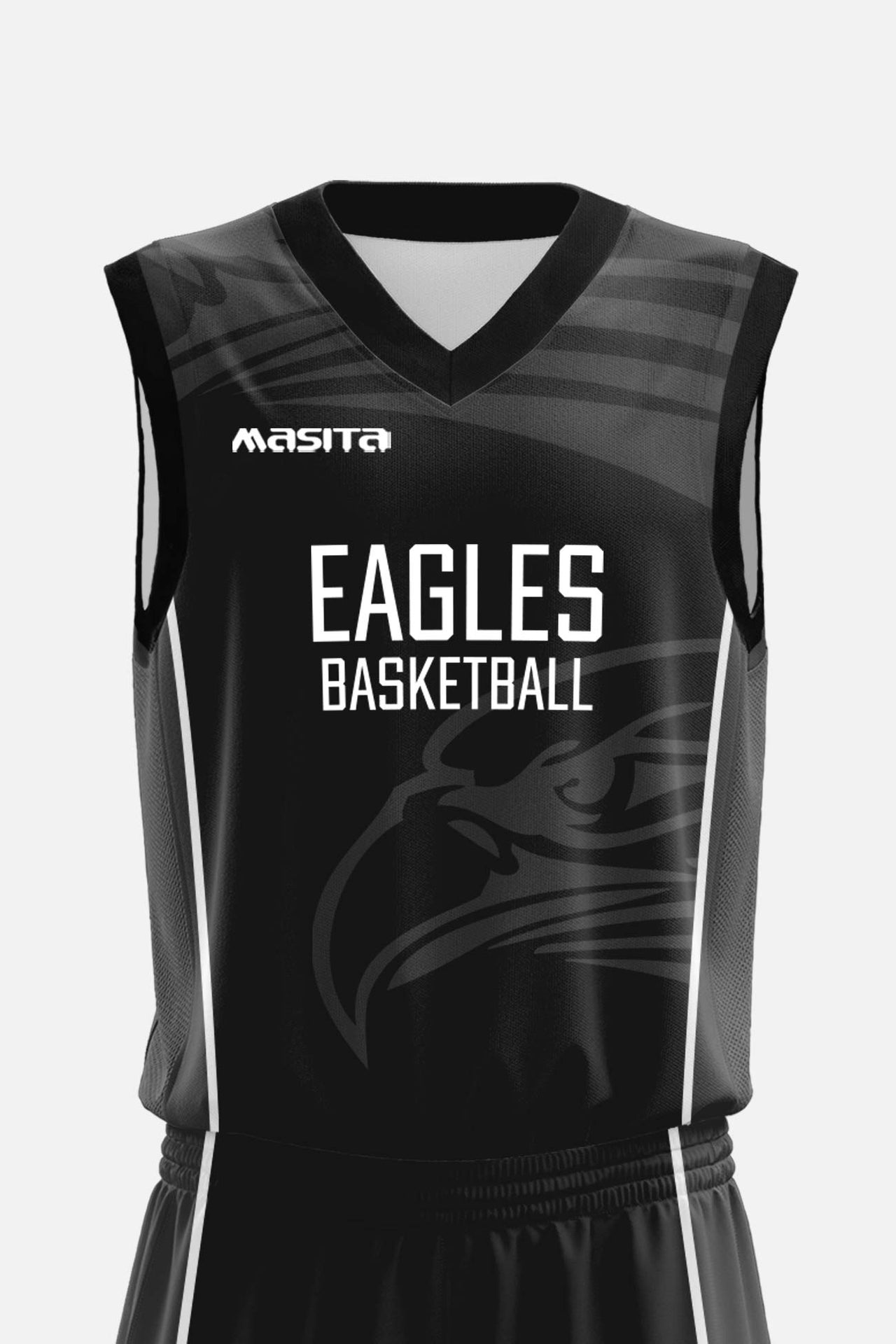 Cavan Eagles B.C Black Training Jersey Regular Fit Kids & Adults