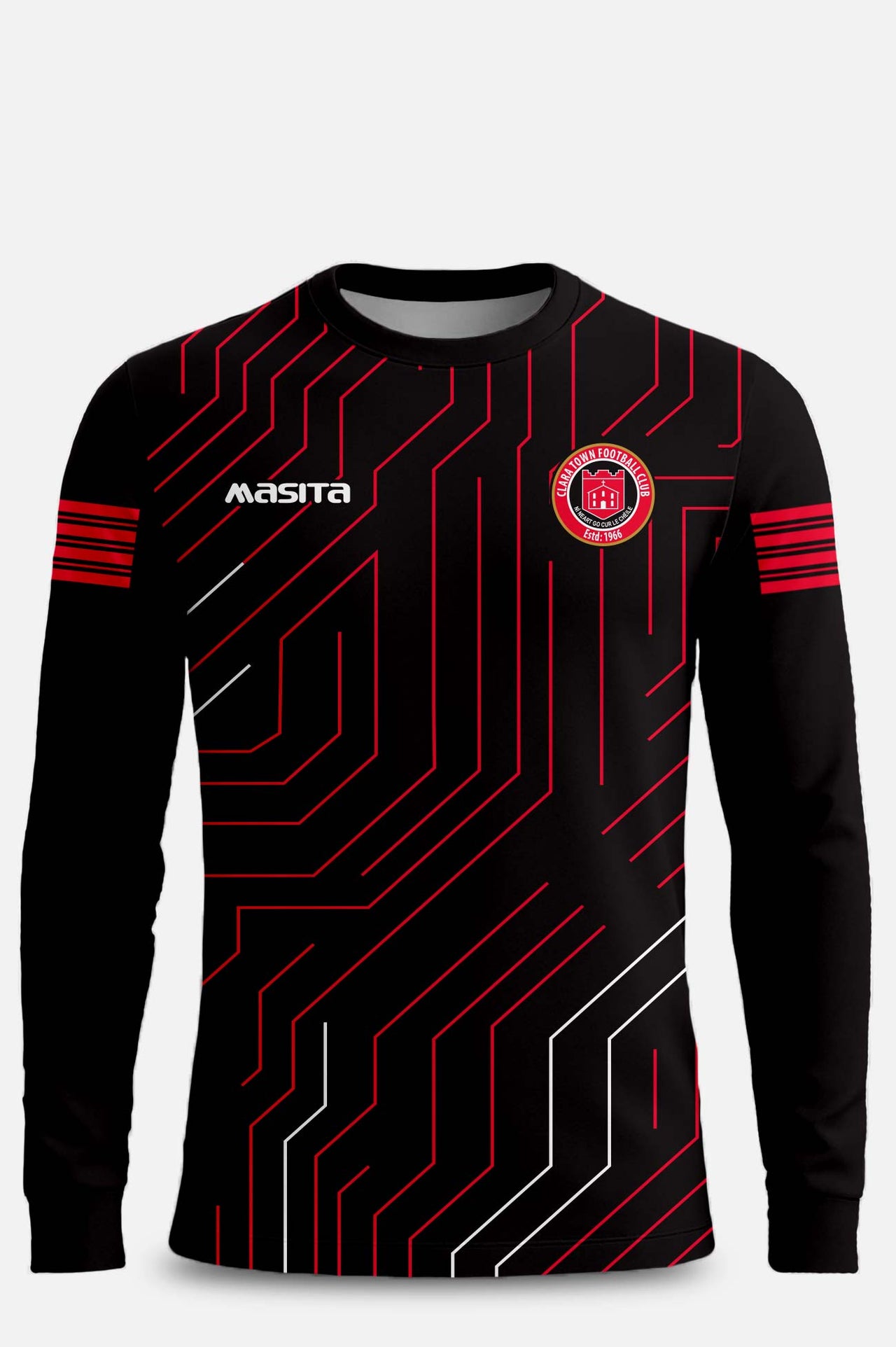 Clara Town FC Pop Up Shop Long Sleeve Training Jersey Regular Fit Kids & Adults