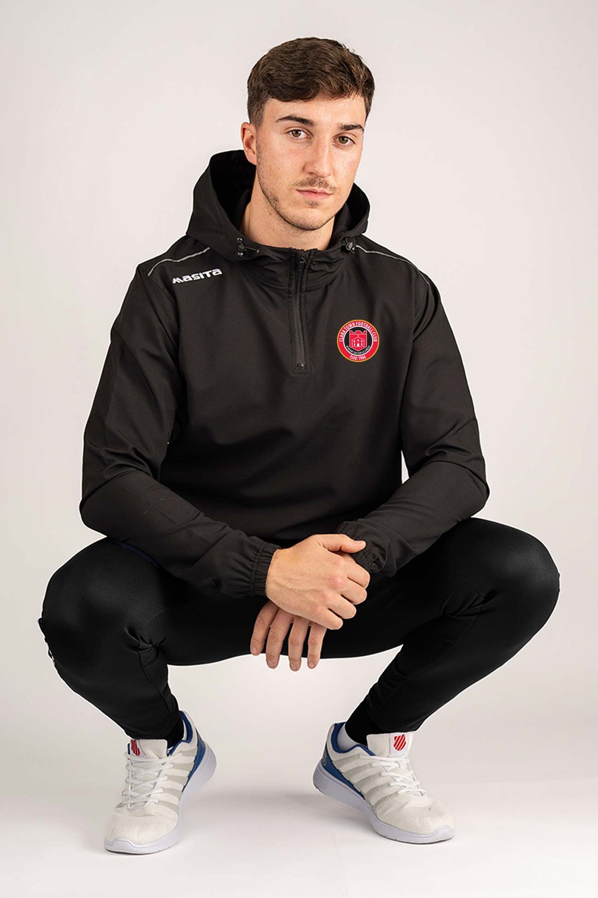 Clara Town FC  Black Vermont Pullover Hoodie Adults