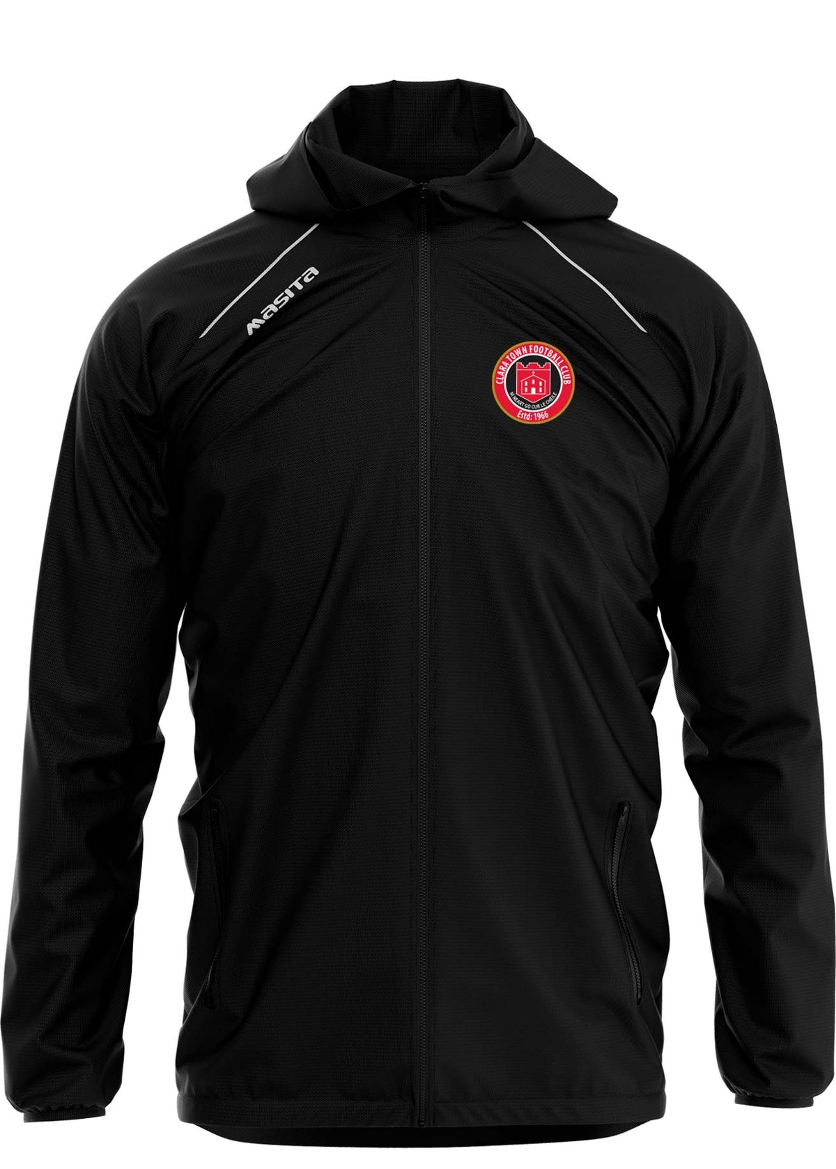 Clara Town FC Black Windbreaker Kids & Adults