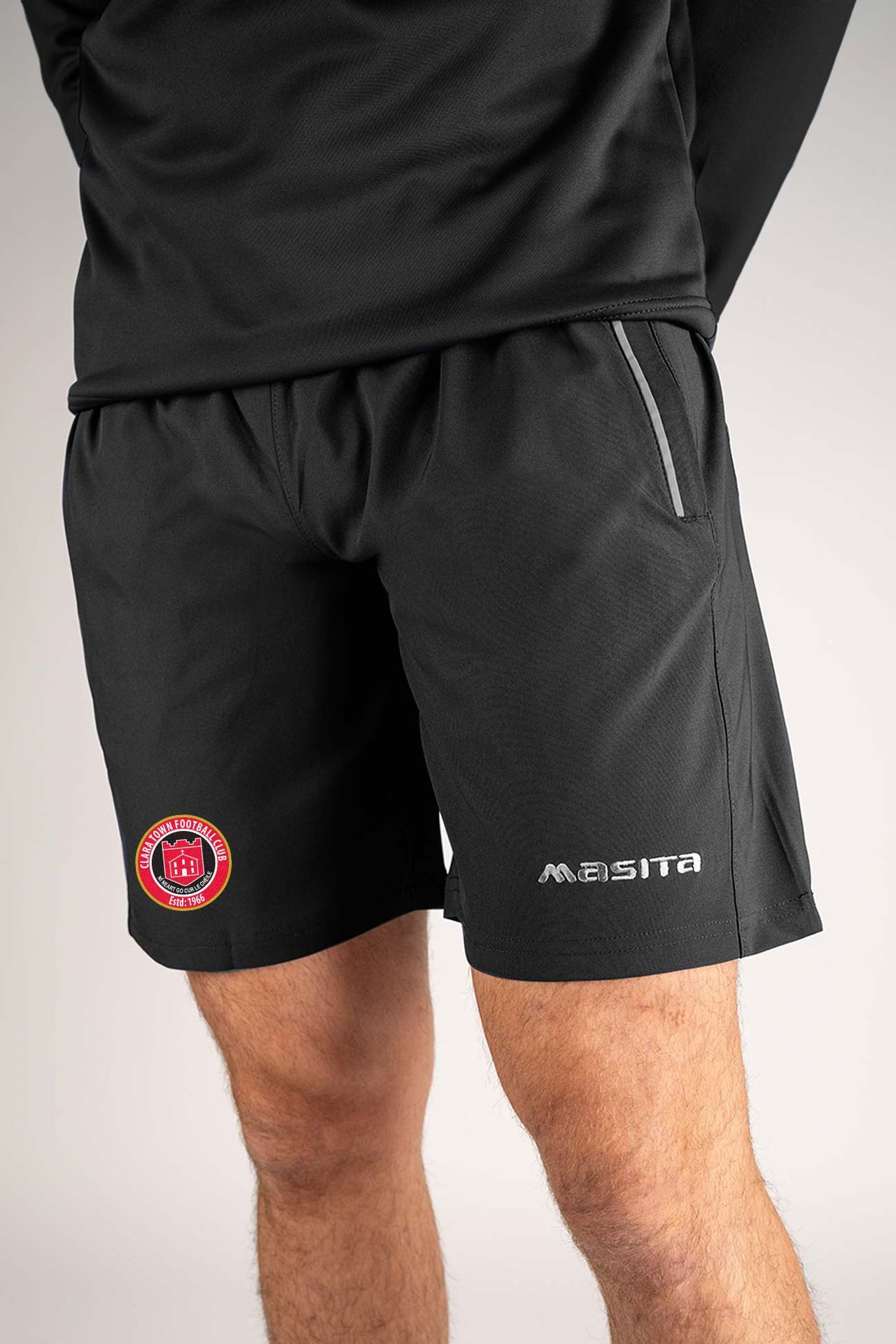Clara Town FC  Black Leisure Short Adult