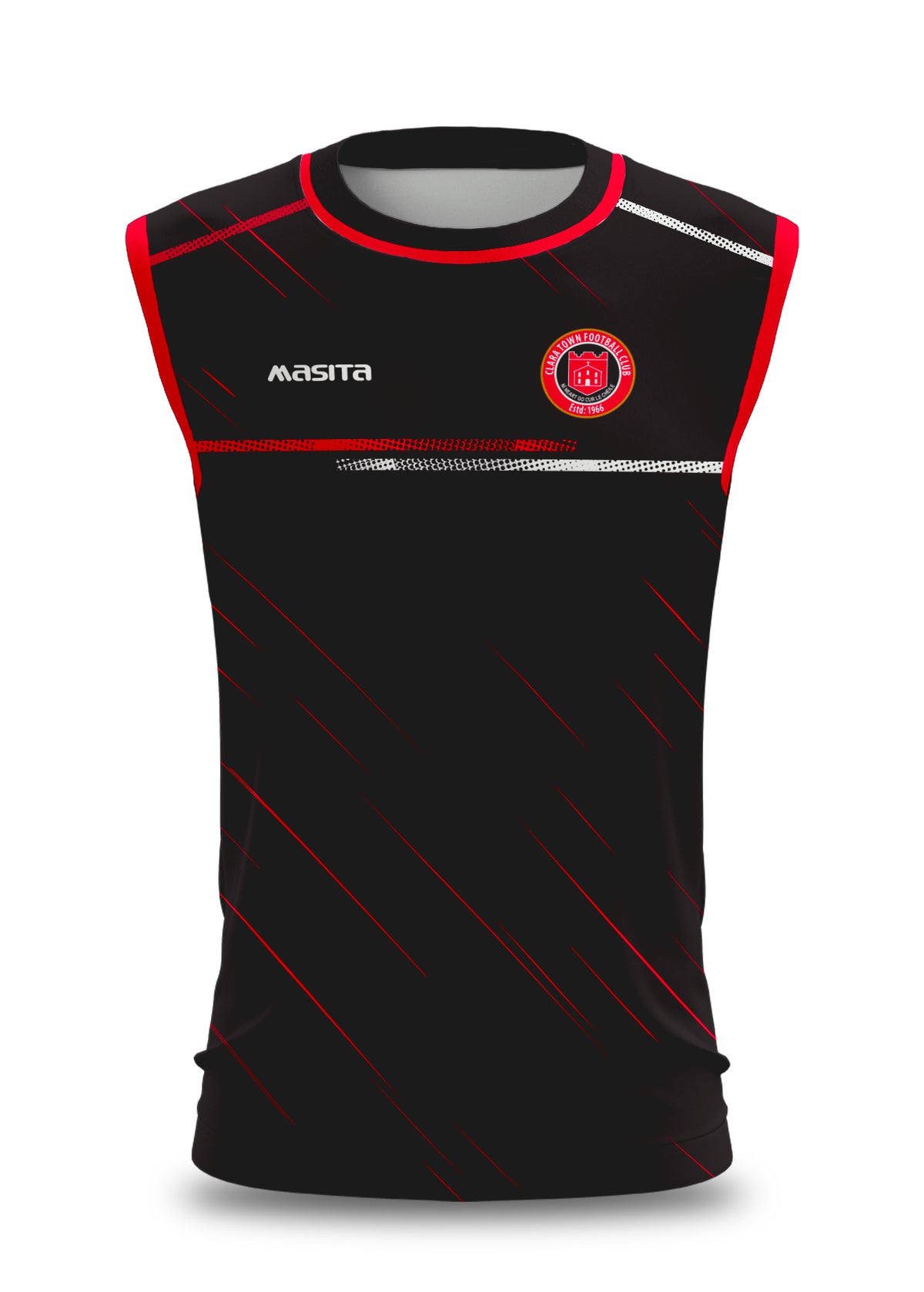 Clara Town FC Arda Style Sleeveless Jersey Regular Fit Kids & Adults