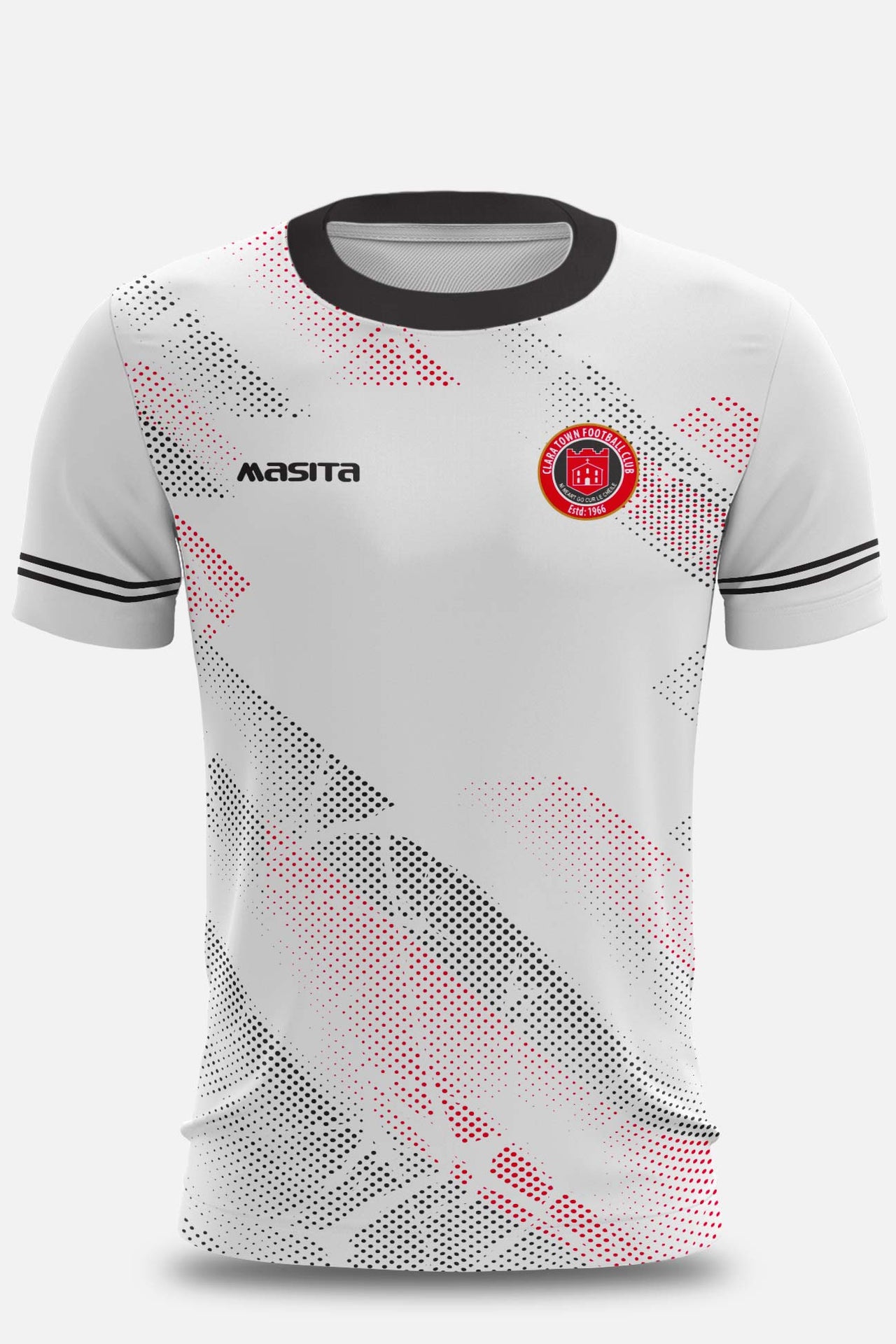 Clara Town FC Pop Up Shop White Training Jersey Regular Fit Kids & Adults
