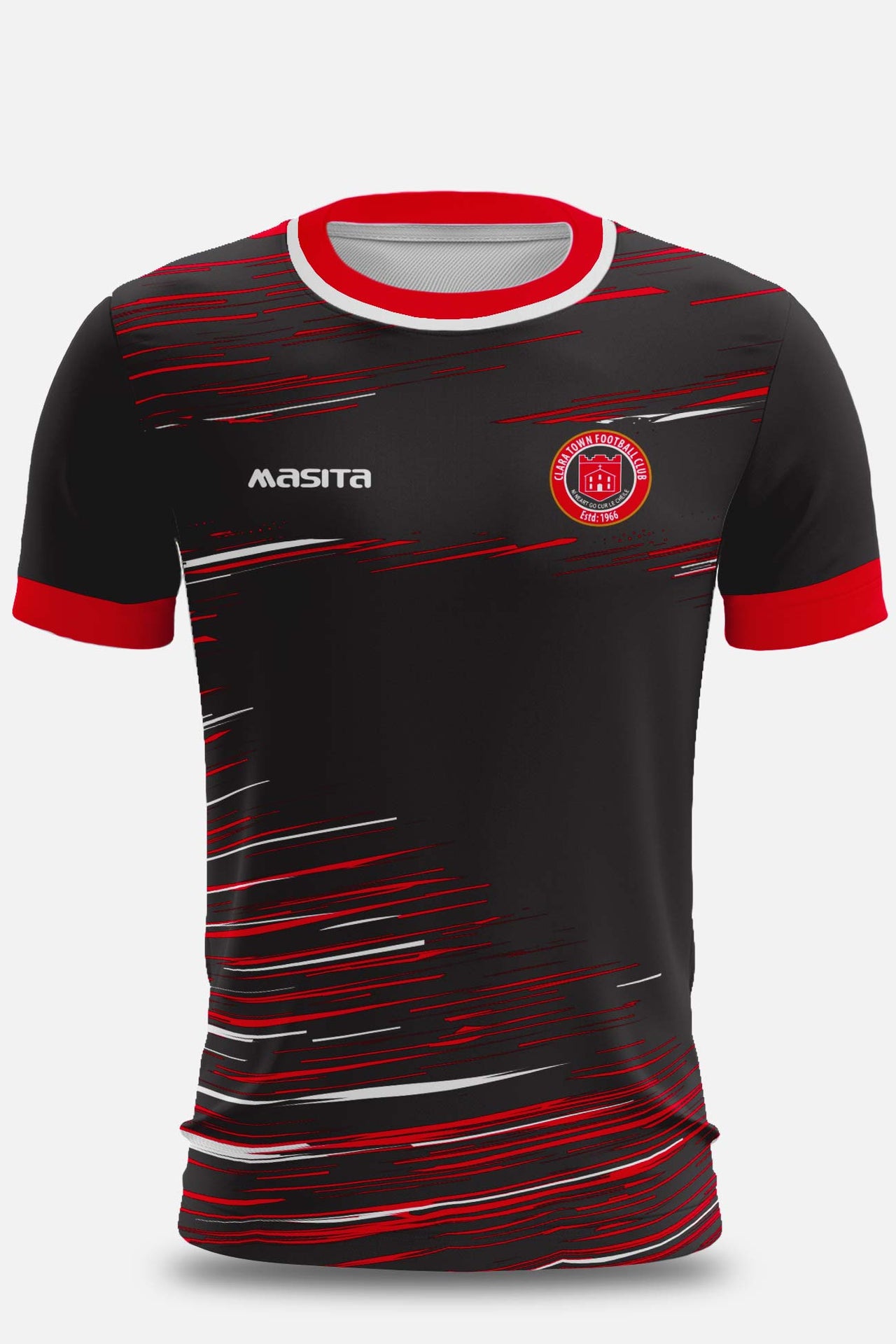 Clara Town FC Pop Up Shop Black Training Jersey Regular Fit Kids & Adults