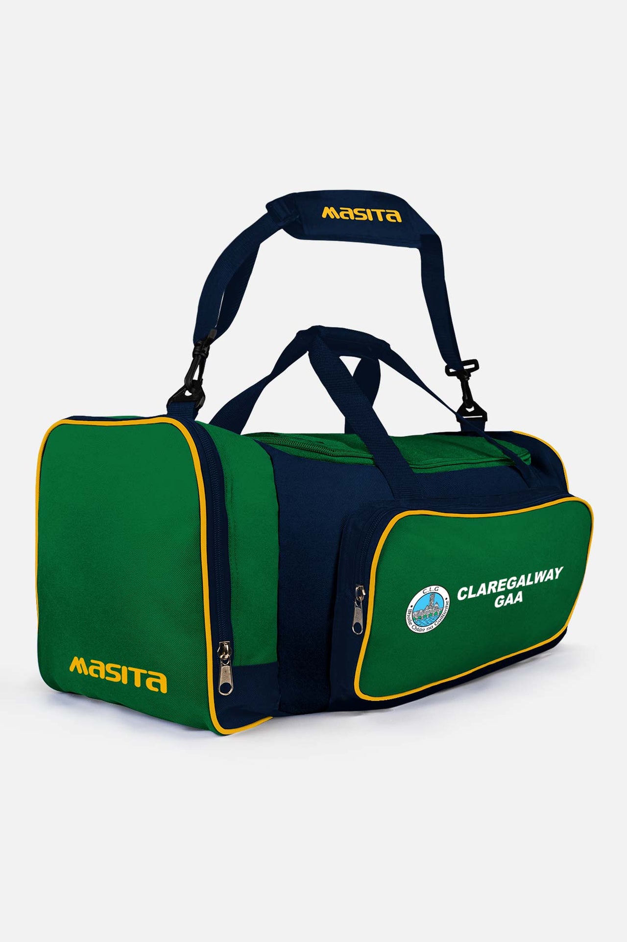 Claregalway Pop Up Shop Green/Navy/Amber Tara Style Club Bag
