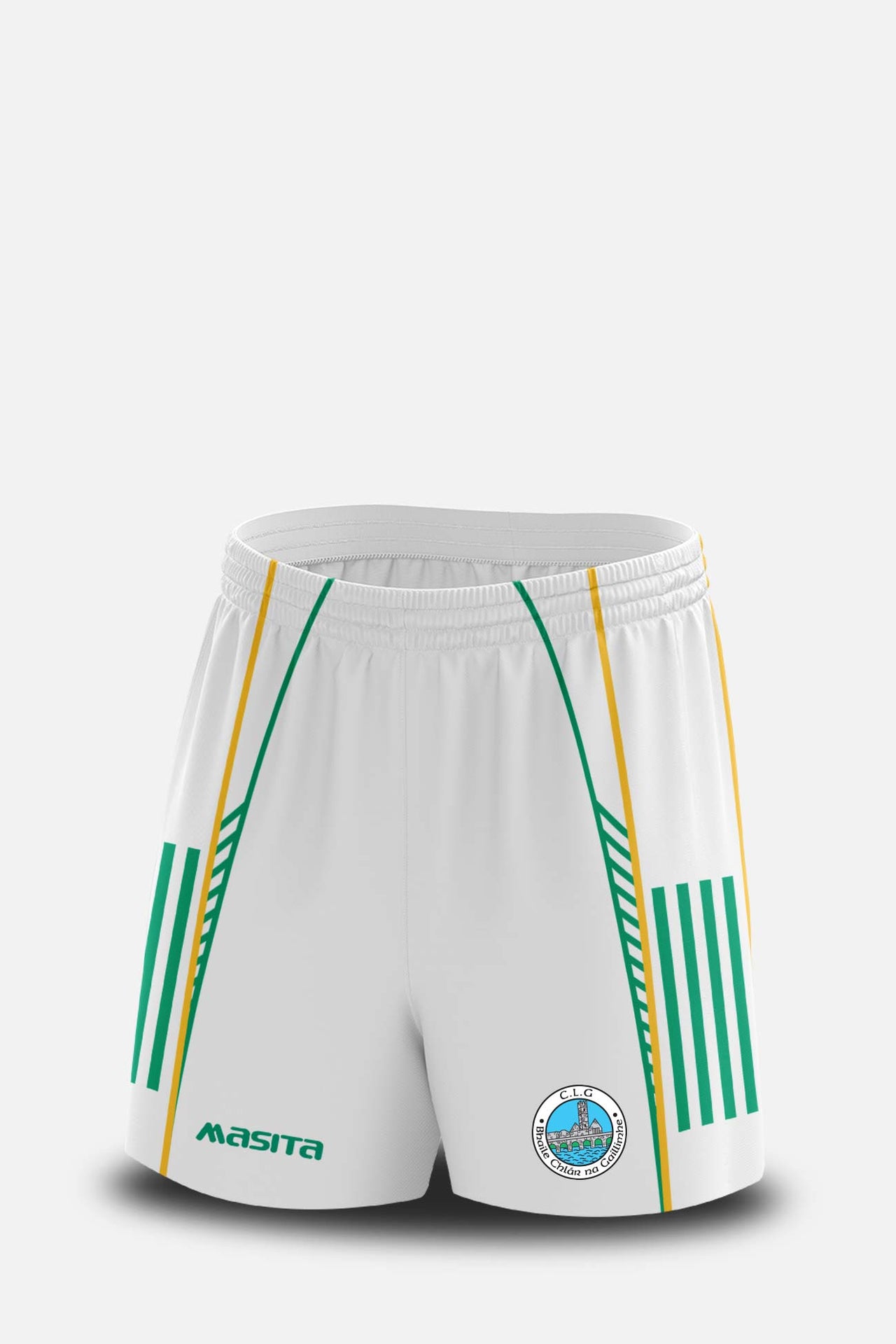 Claregalway Pop Up Shop White Match Shorts Kids & Adults