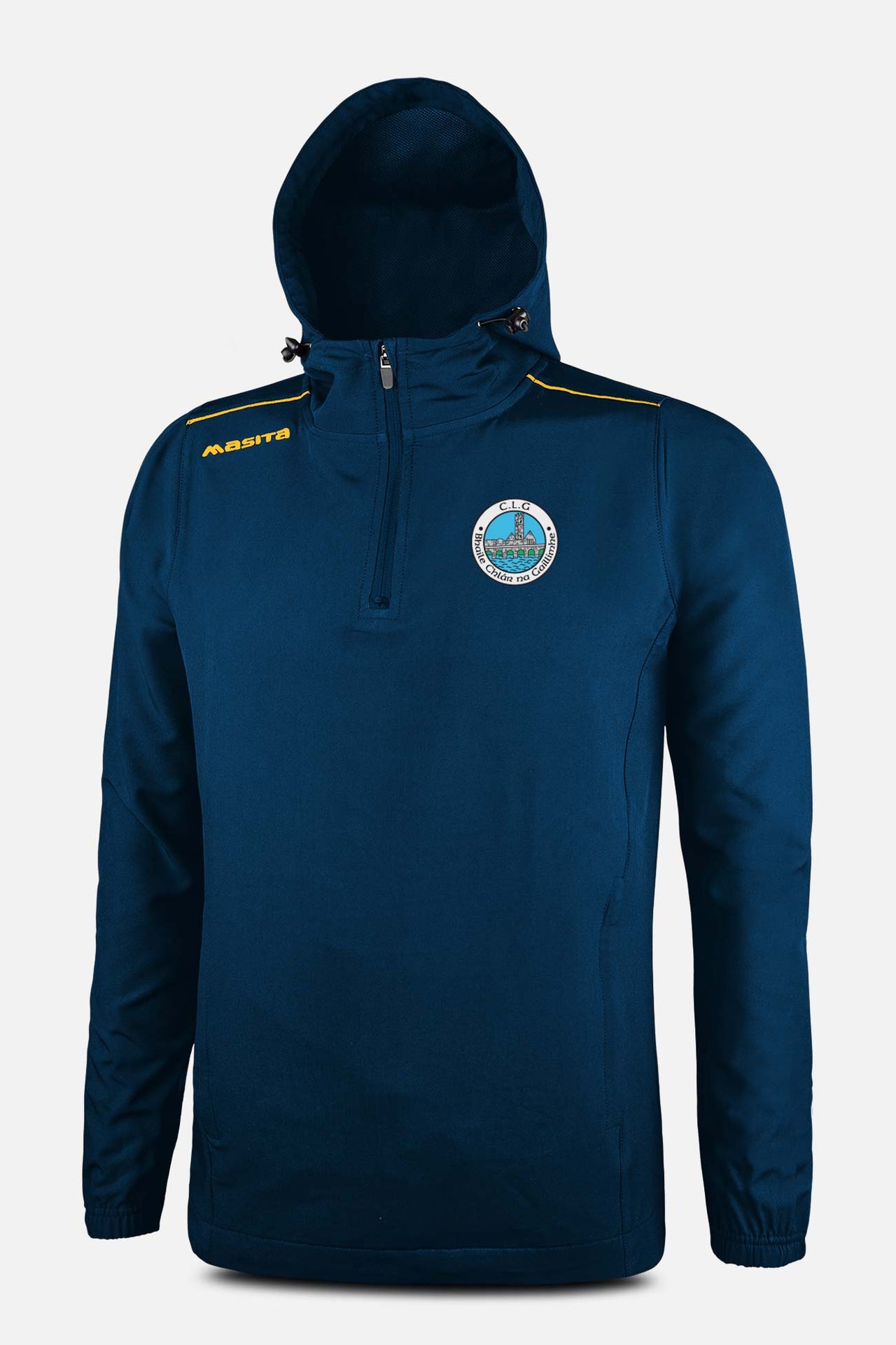 Claregalway Navy/Amber Vermont Pullover Hoodie Adults