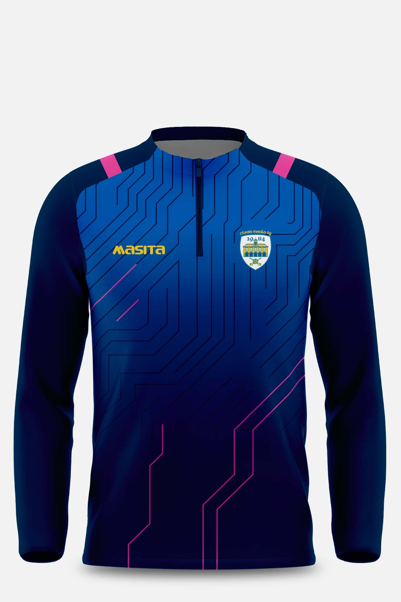 Clonmel Og Pop Up Shop Pink Half Zip Kids & Adults