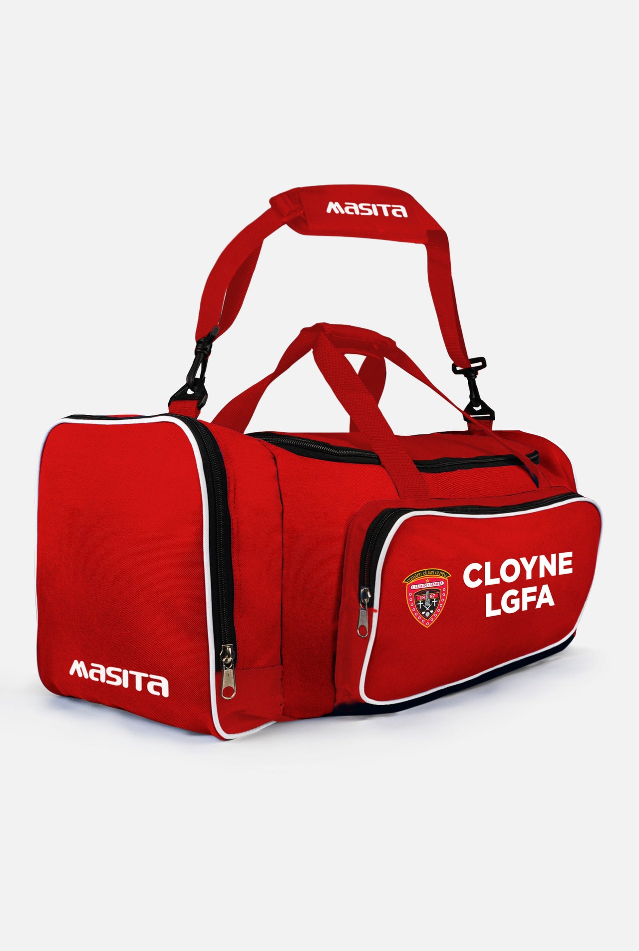 Cloyne LGFA  Red/Black/White Tara Style Club Bag
