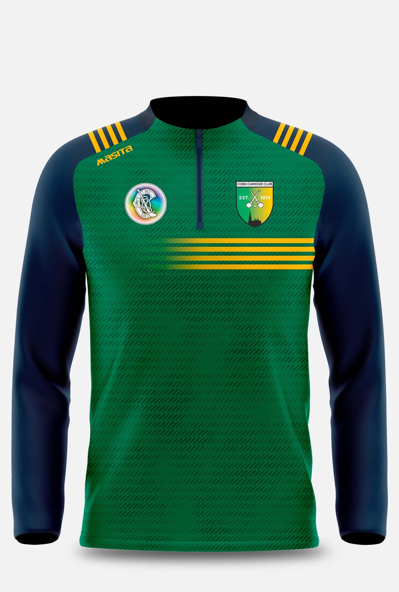 Cobh Camogie  Sublimated Style Half Zip Kids & Adults