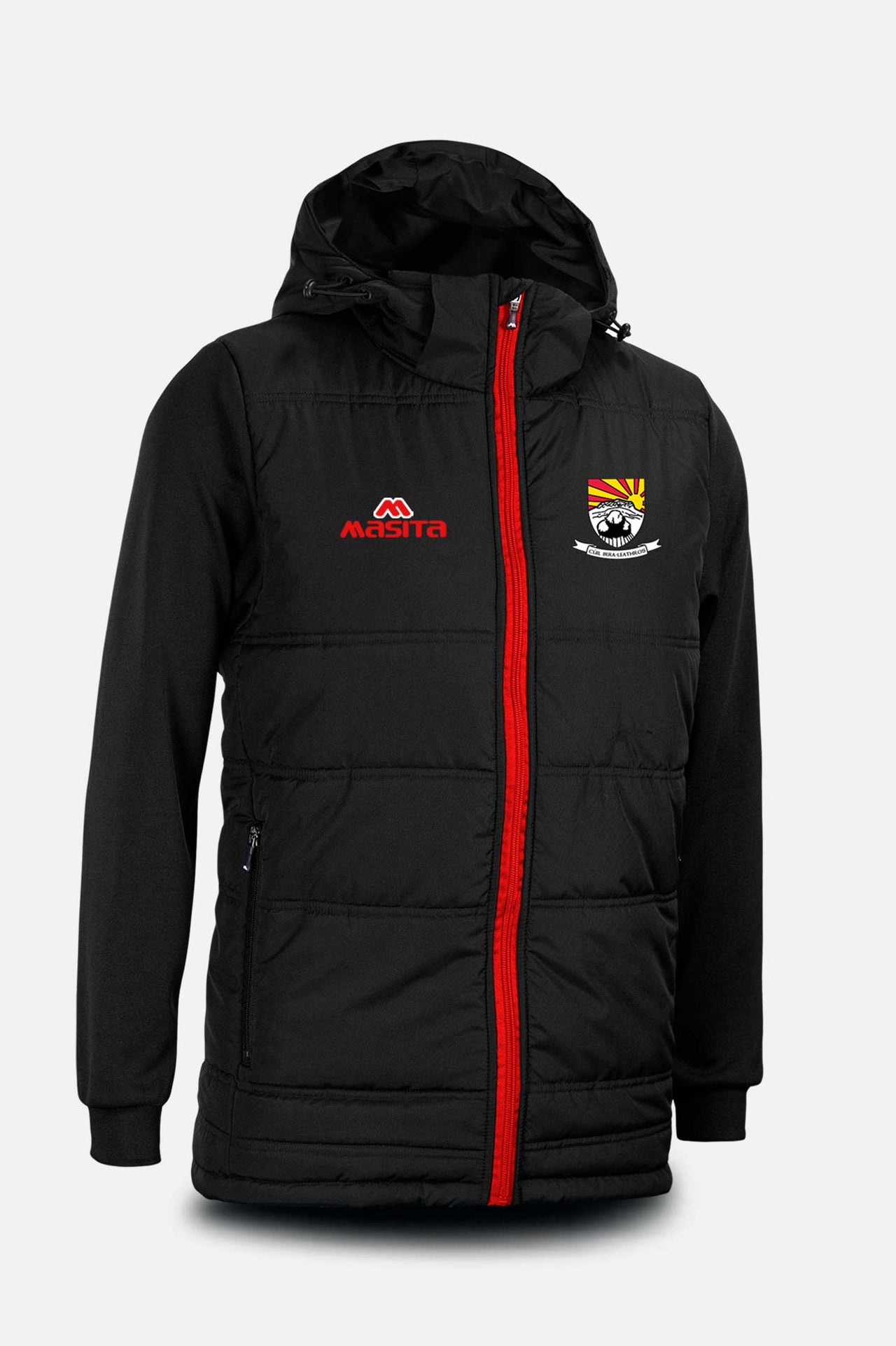 Coolera Strandhill GAA Pop Up Shop Black Nova Padded Jacket Kids & Adults