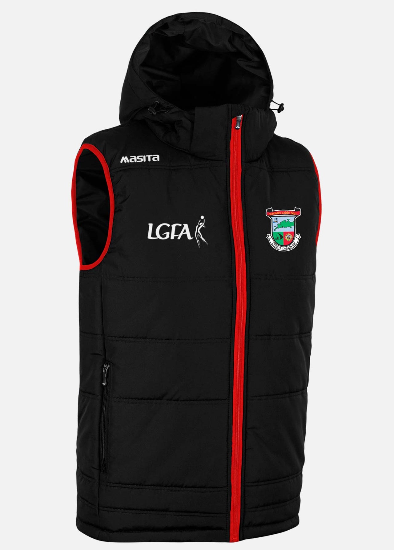 Corca Dhuibhne Black Nova Sleeveless Gilet Kids & Adults