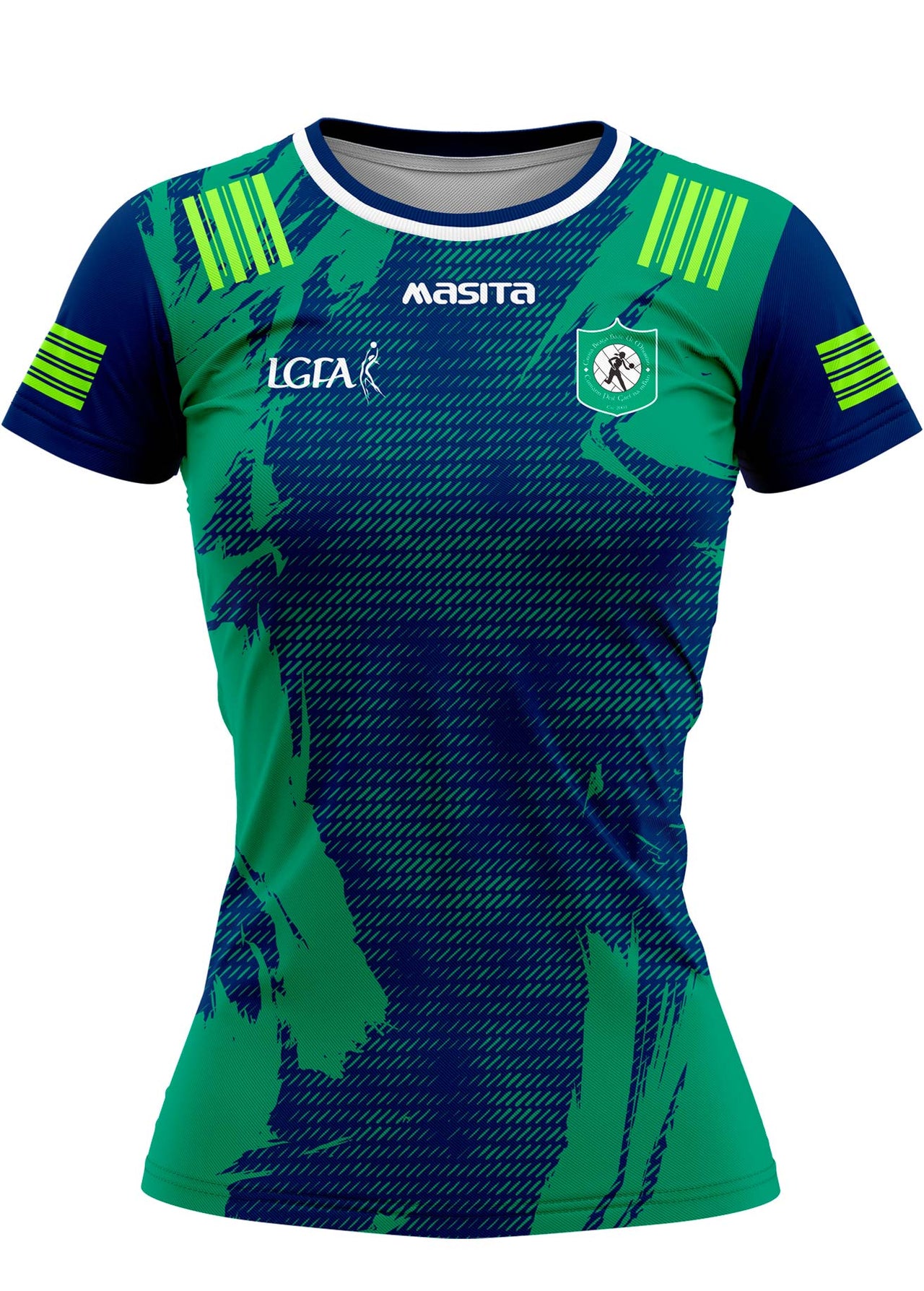 Crossabeg Ballymurn LGFC Boa Style Neon Jersey Player Fit Adult
