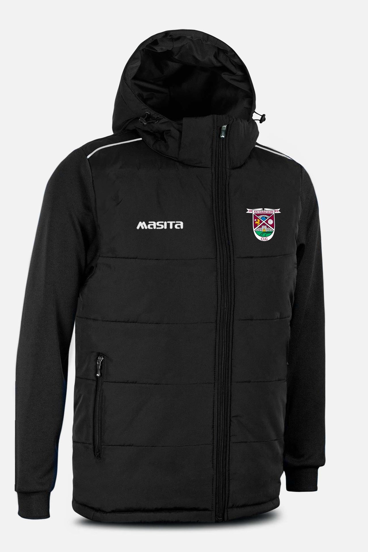 Daingean GAA Black Padded Jacket Kids & Adults