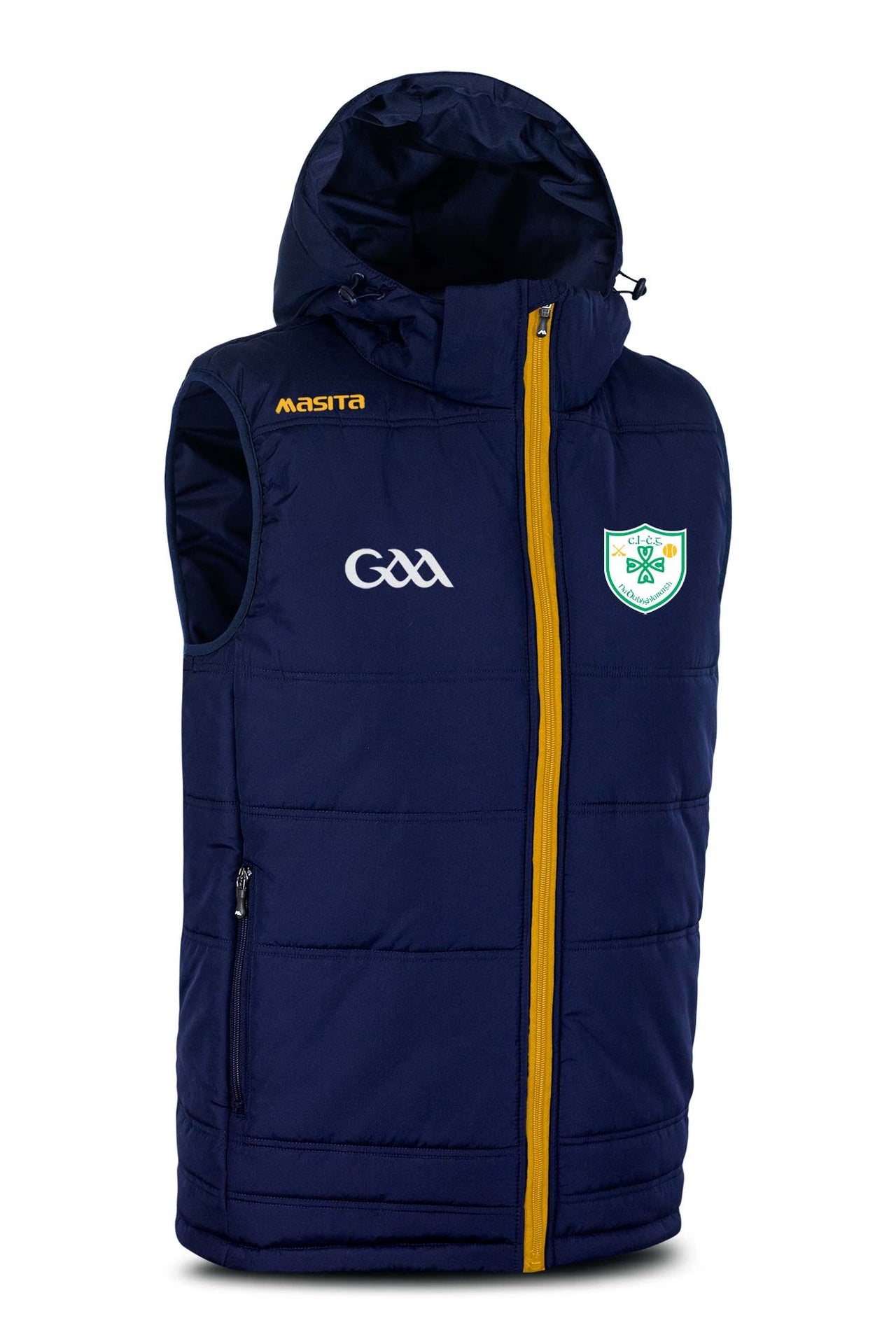Delanys GAA  Navy Nova Sleeveless Gilet Kids & Adults