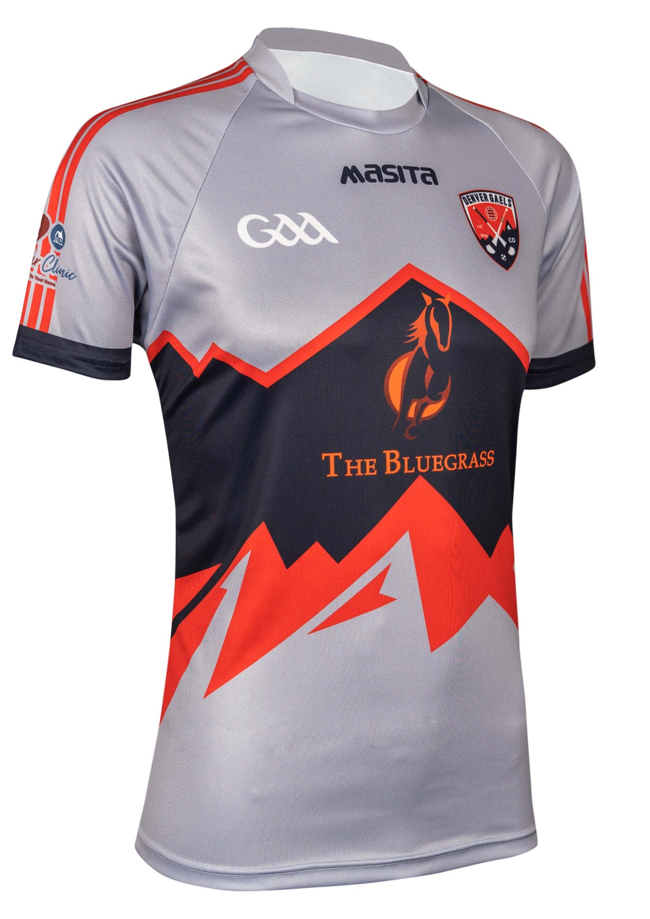 Denver Gaels Grey Replica Jersey Regular Fit Adult