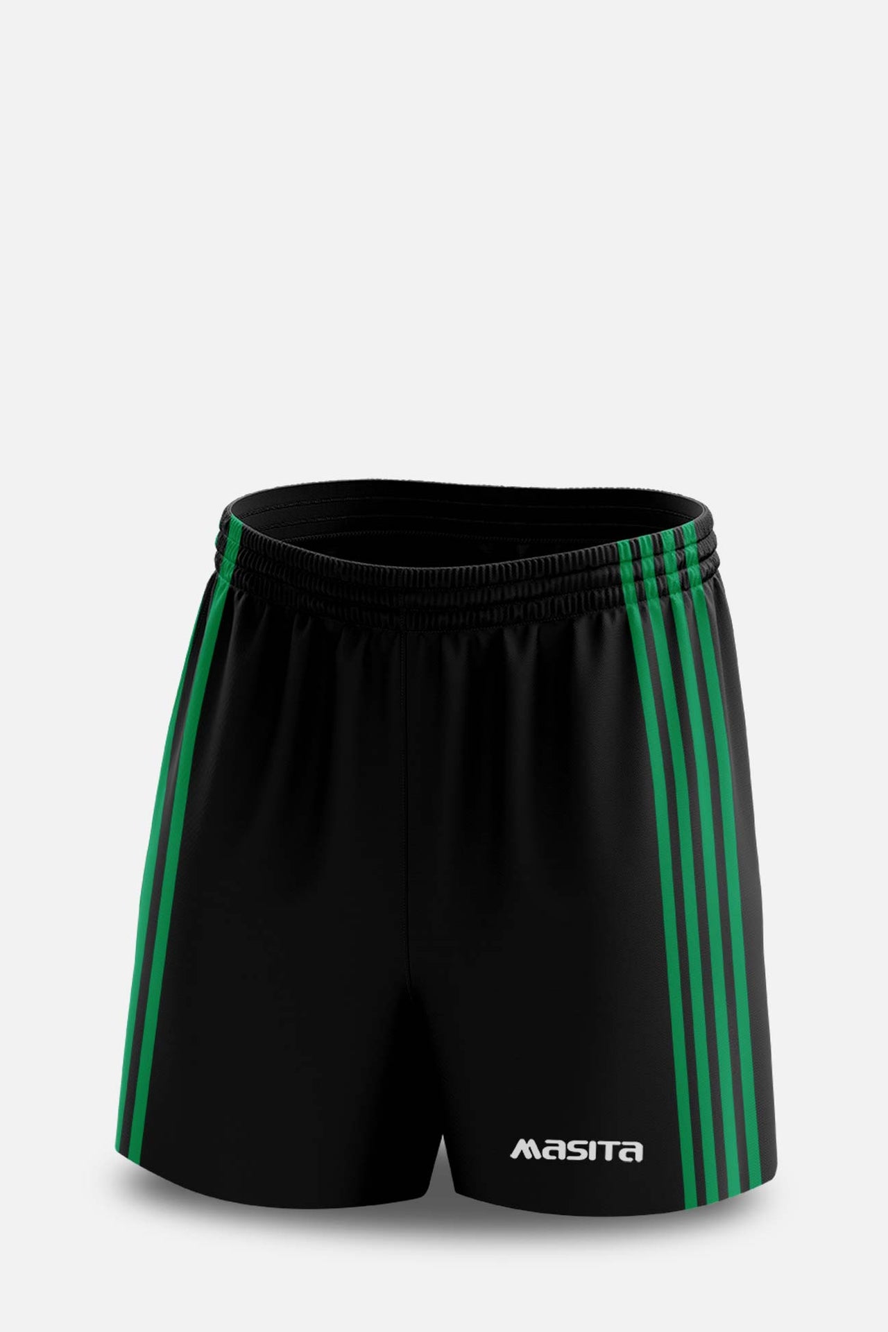 Donard Style Gaelic Shorts Black/Green All Sizes