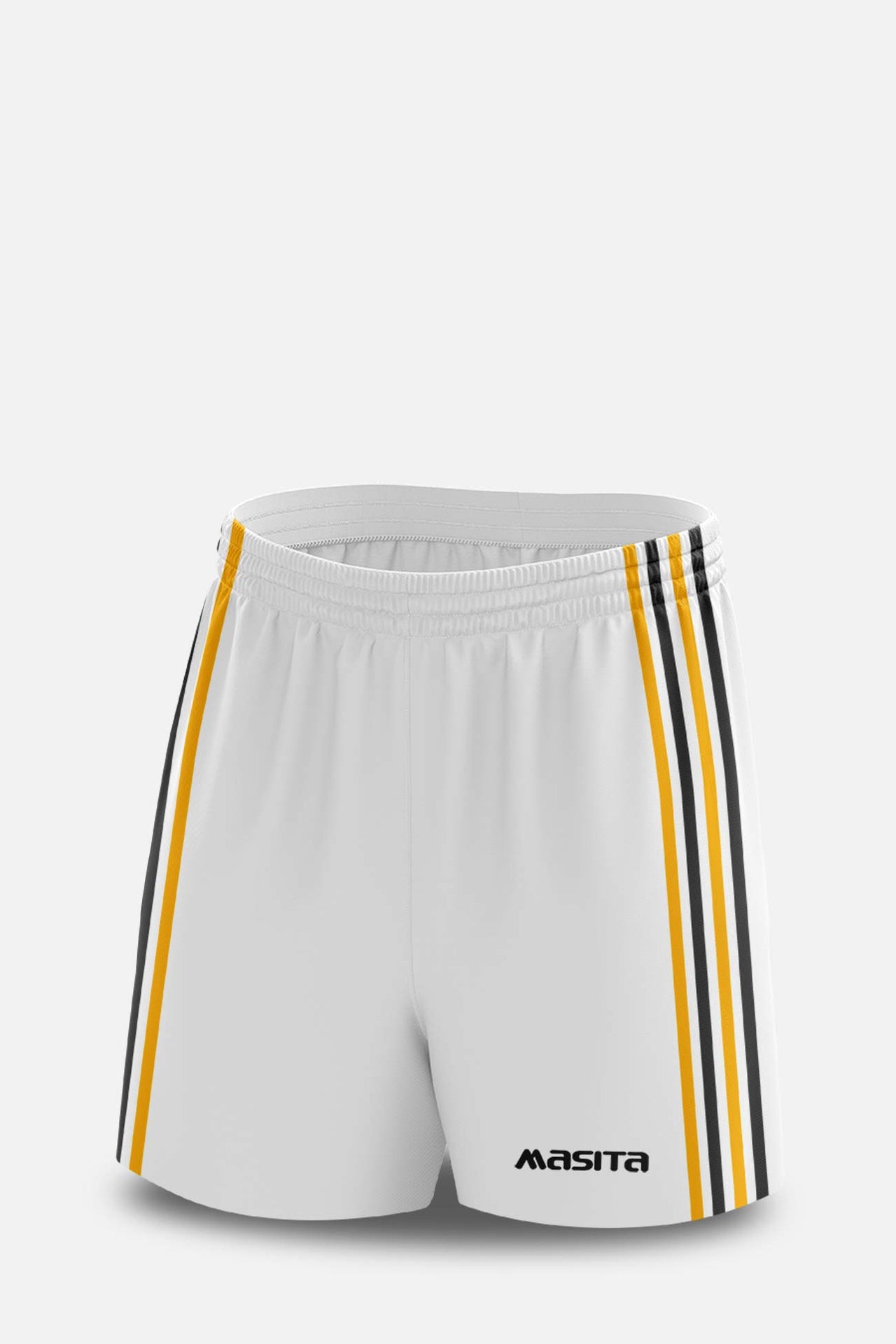 Donard Style Gaelic Shorts White/Black/Amber All Sizes