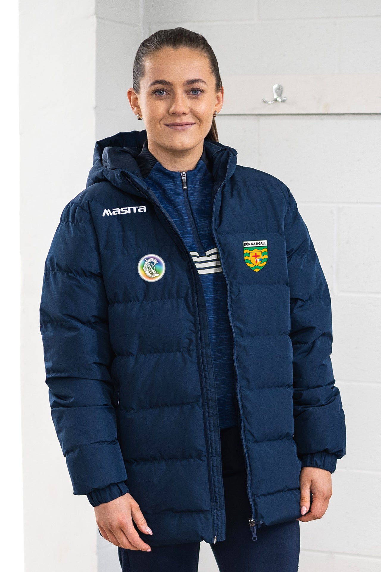 Donegal Camogie Navy Nepal Winter Jacket Adult
