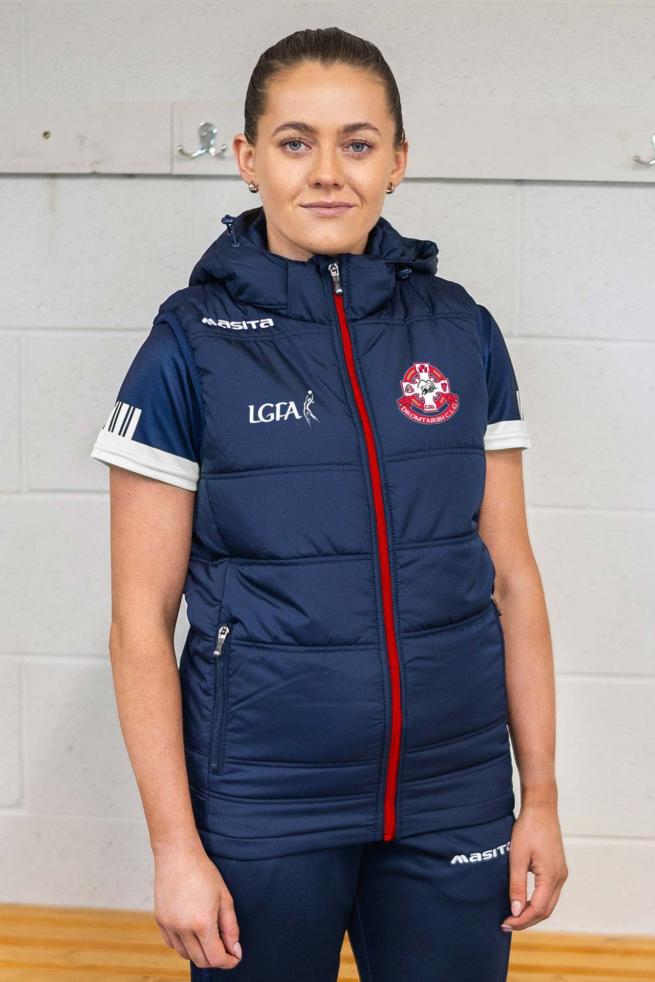 Dromtarriffe LGFA  Navy Nova Sleeveless Gilet Adult